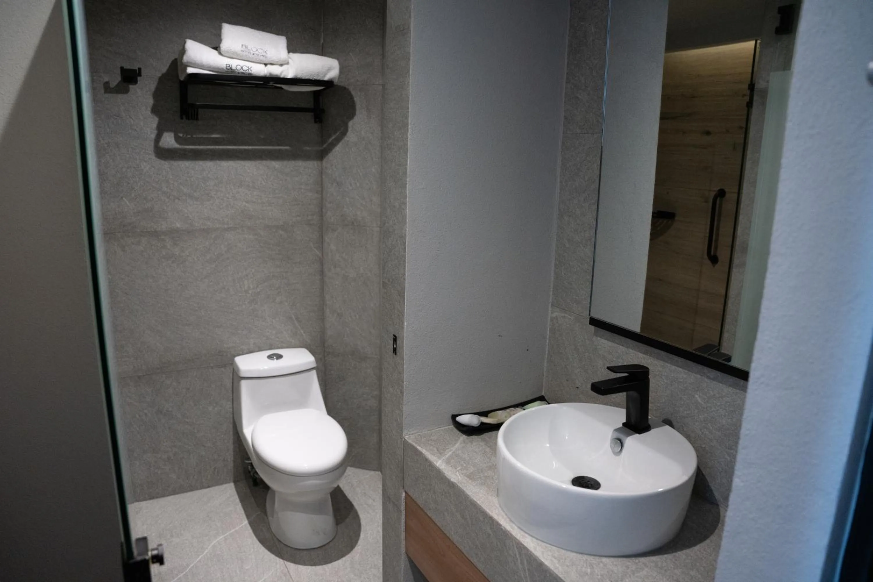 Bathroom in Hotel Block Suites