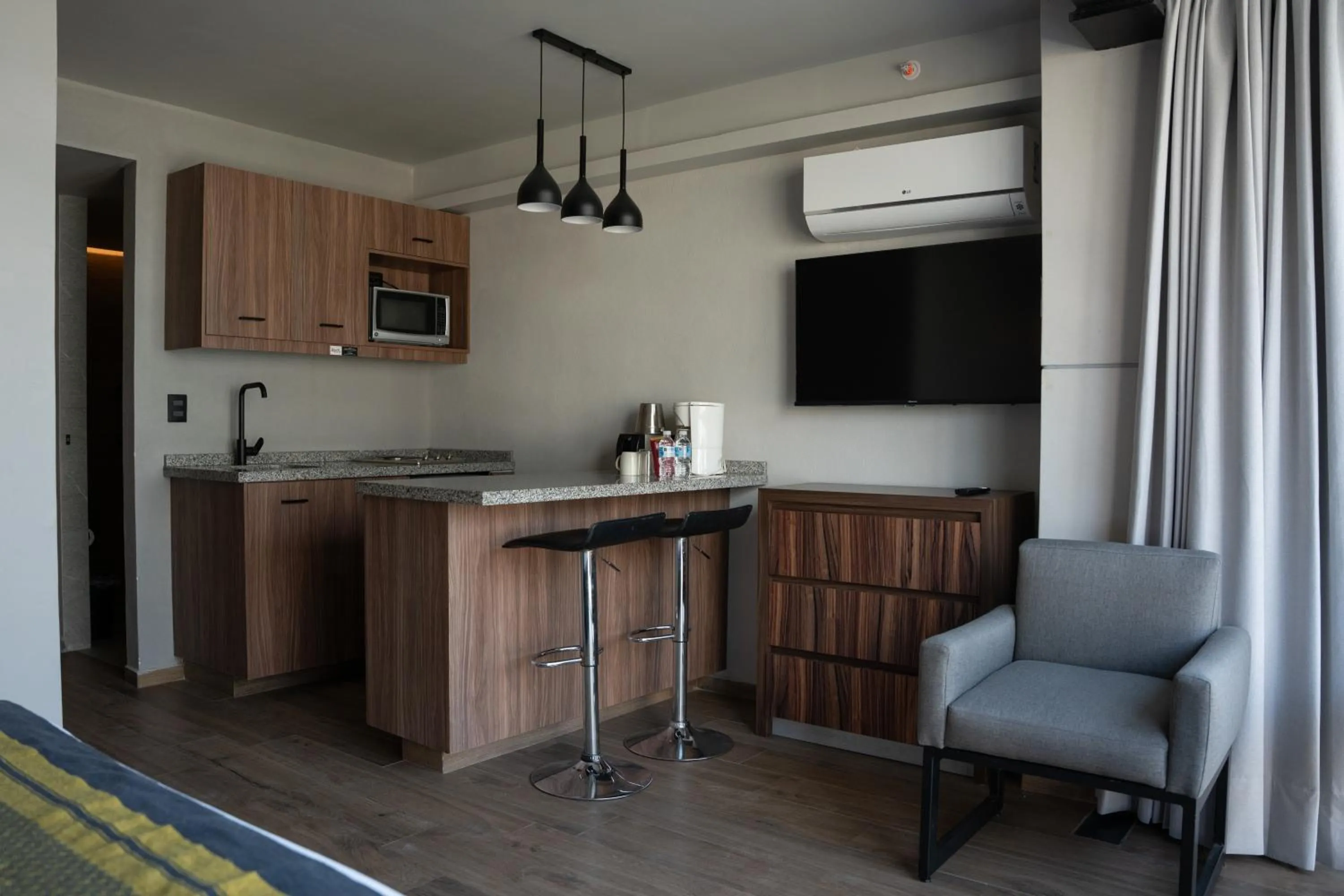 kitchen in Hotel Block Suites