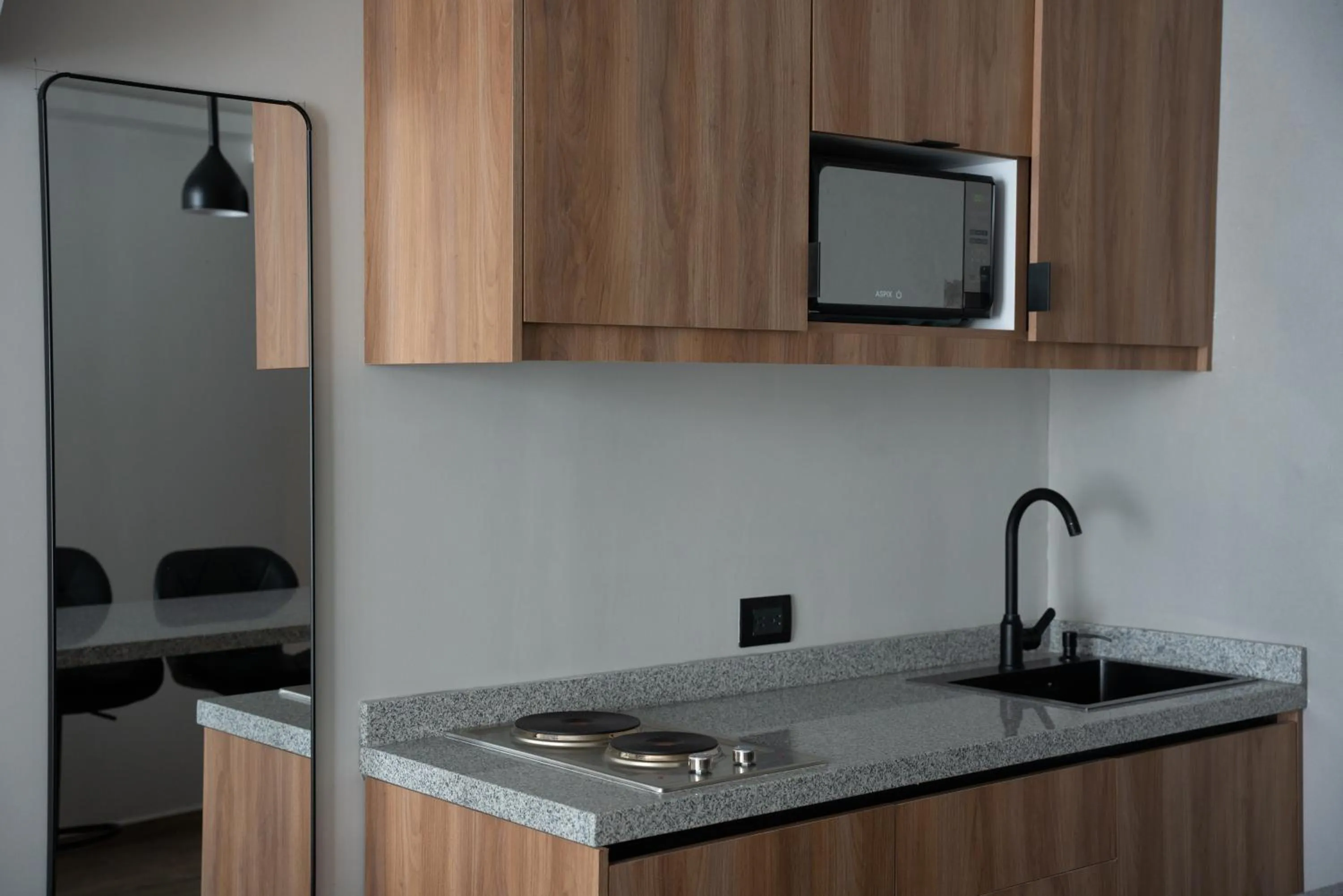 kitchen in Hotel Block Suites