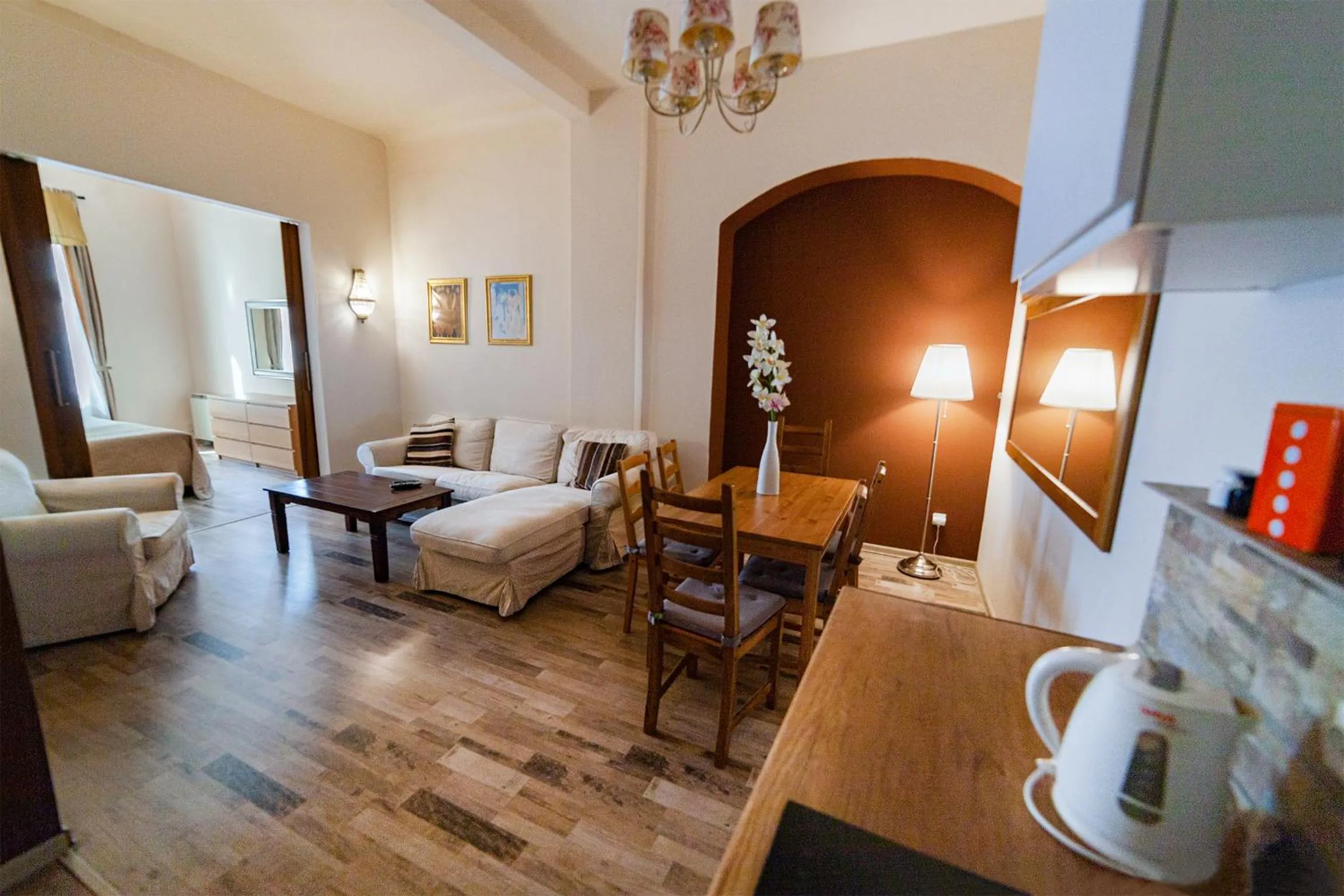 Living room in Lounge Apartments