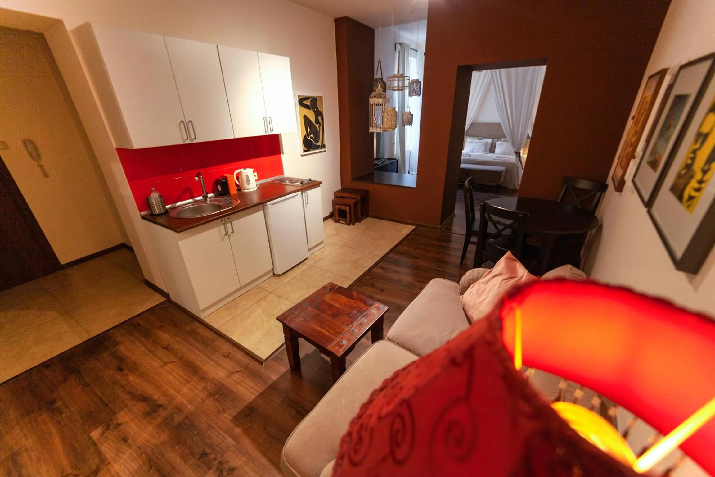 Kitchen or kitchenette in Lounge Apartments