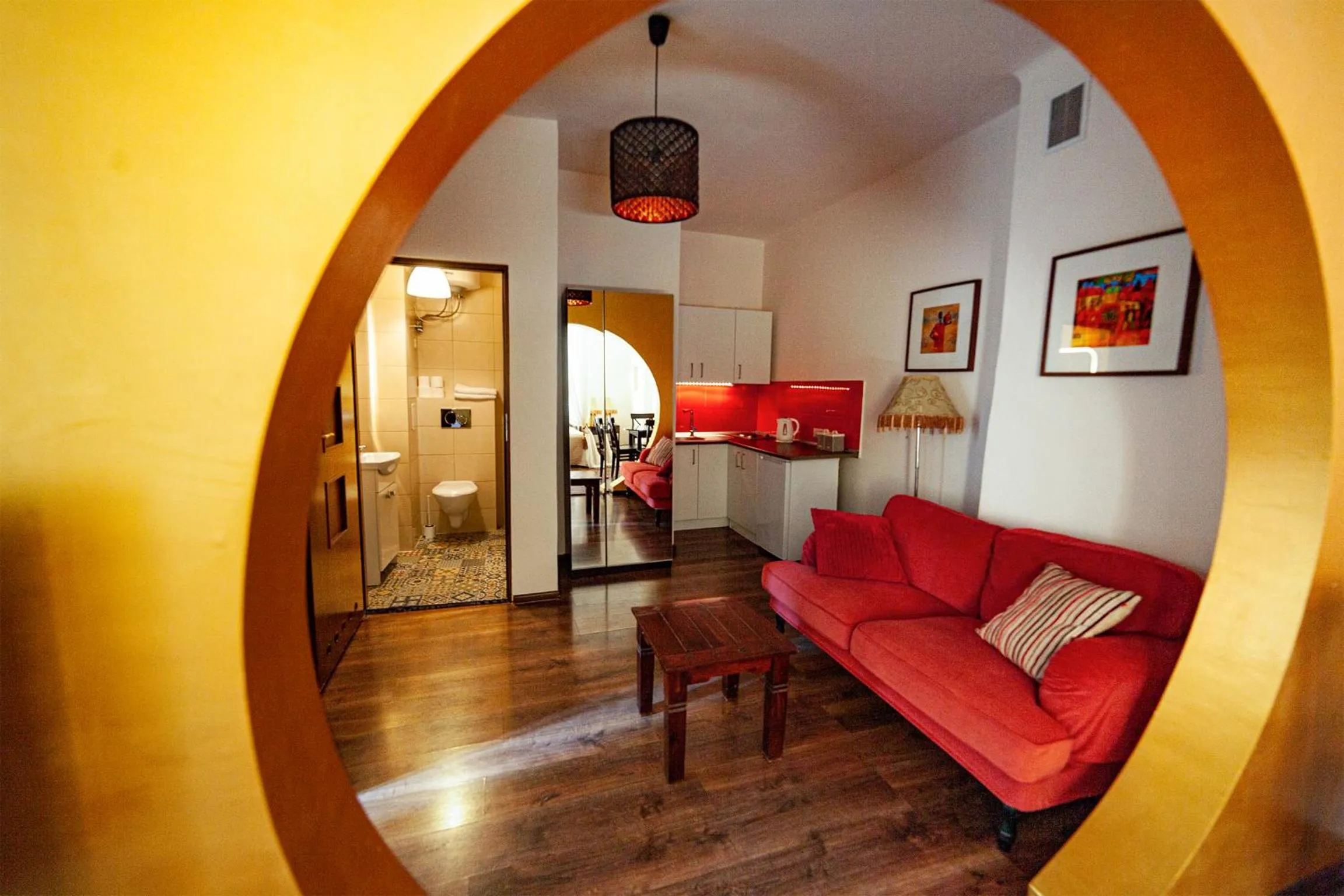 Kitchen or kitchenette in Lounge Apartments