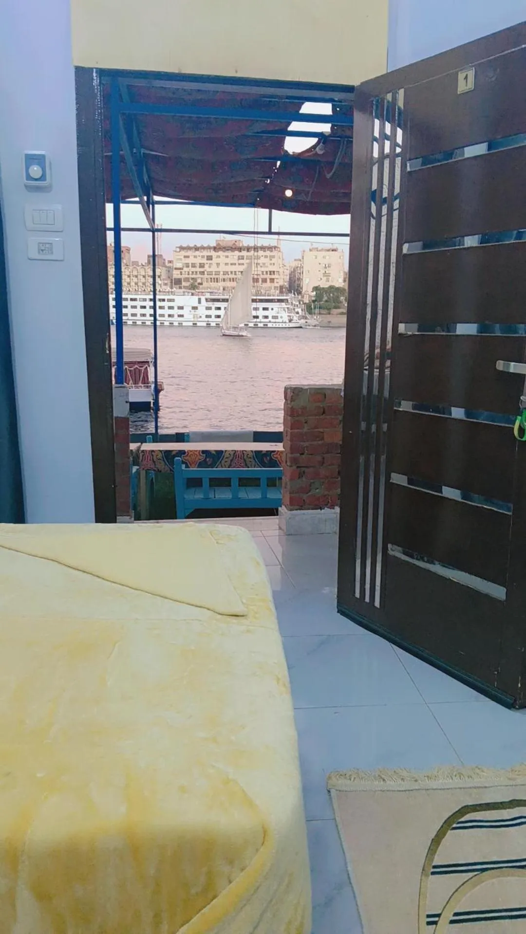 Bed in Onaty Narty Guest house Nile view