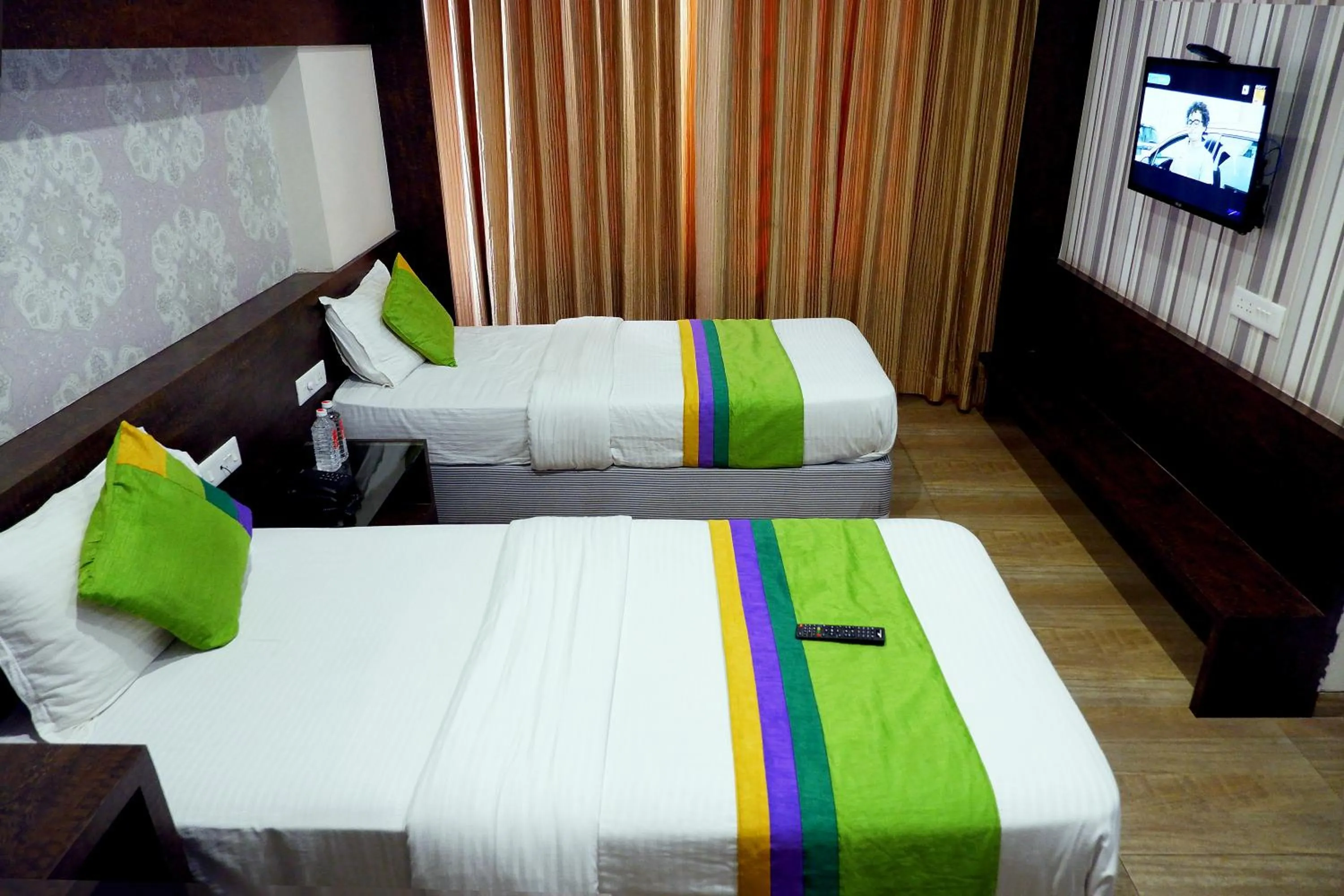 Bed in Hotel Sai Vijay