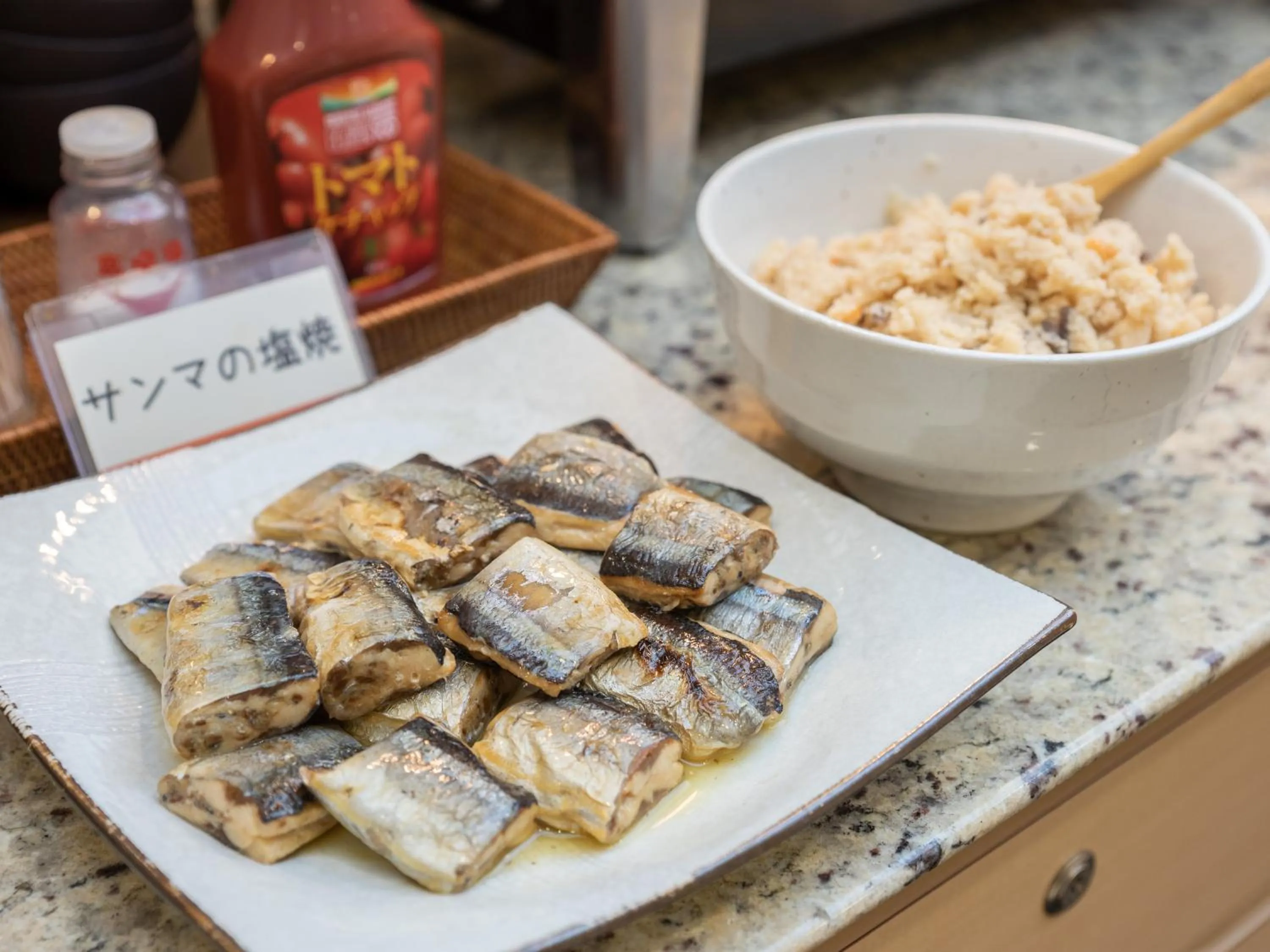 Buffet breakfast in Super Hotel Asakusa
