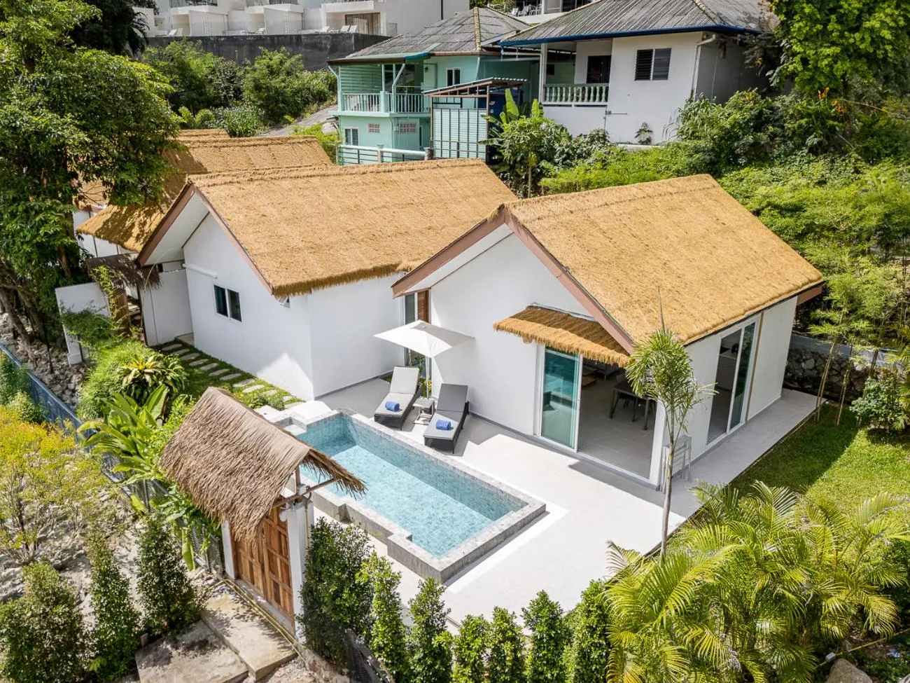 Property building in Baan Saint-Tropez Seaview Villas Kata Beach