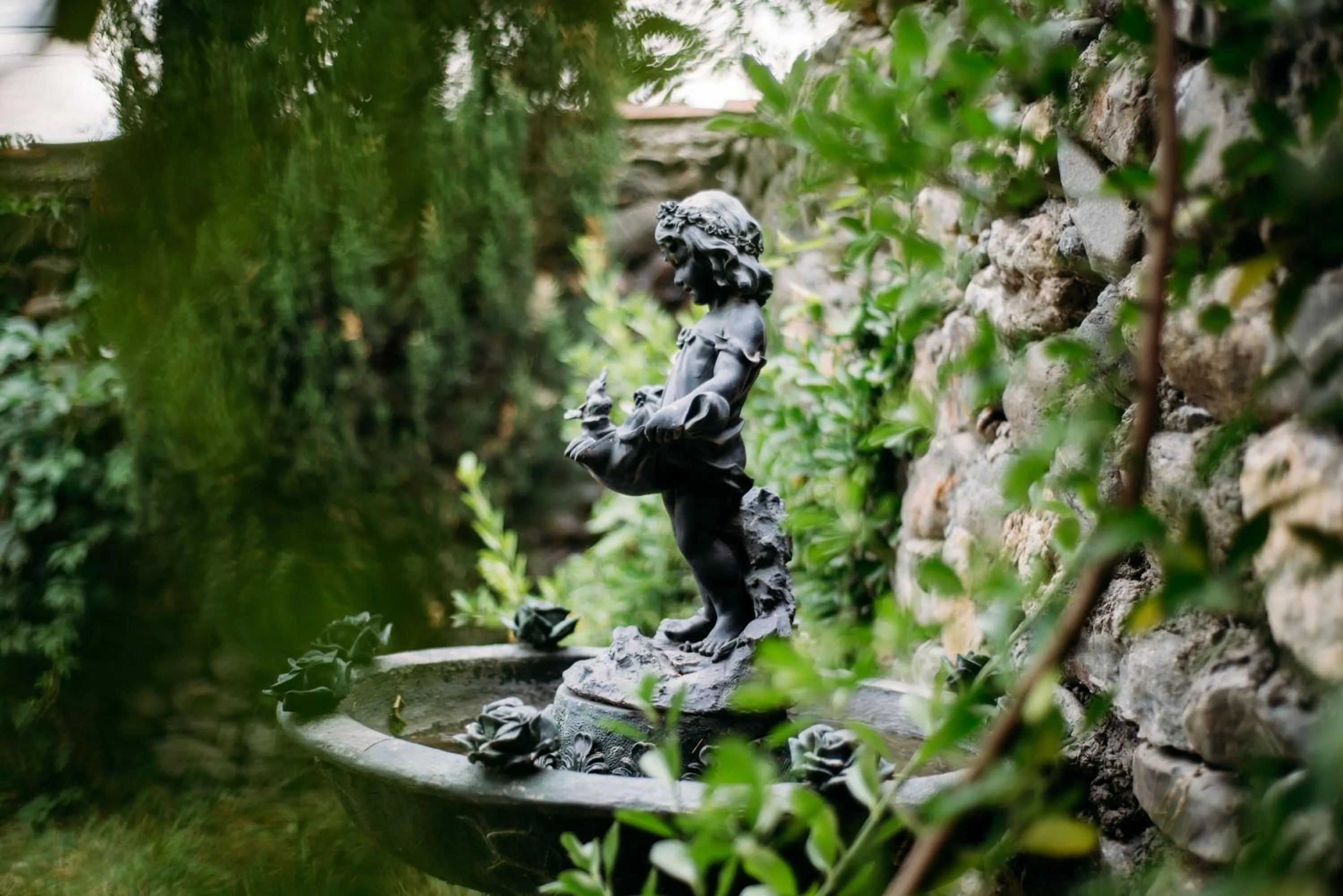 Garden in Chateau Eniseli