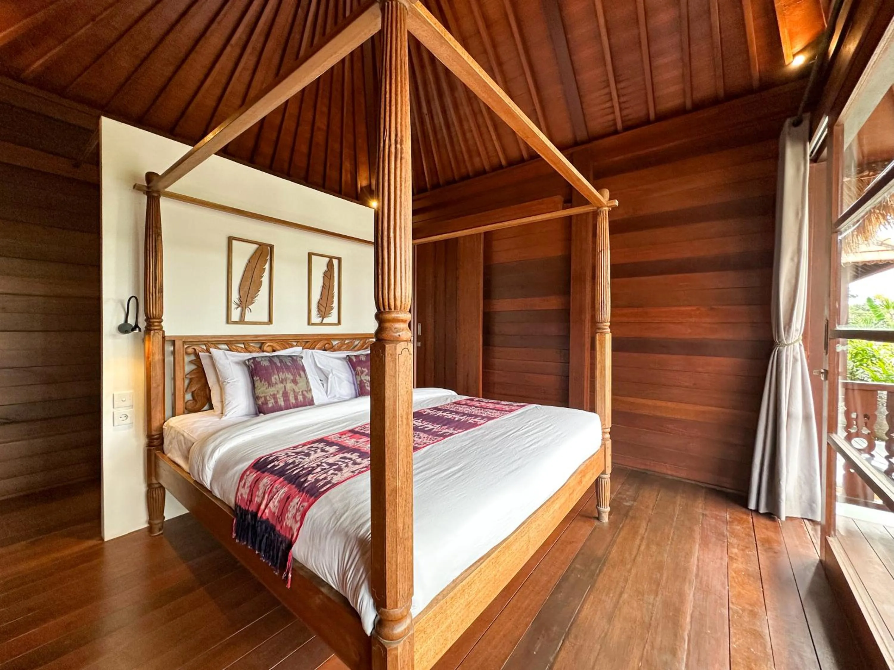 Bed in Villa Buga Pererenan