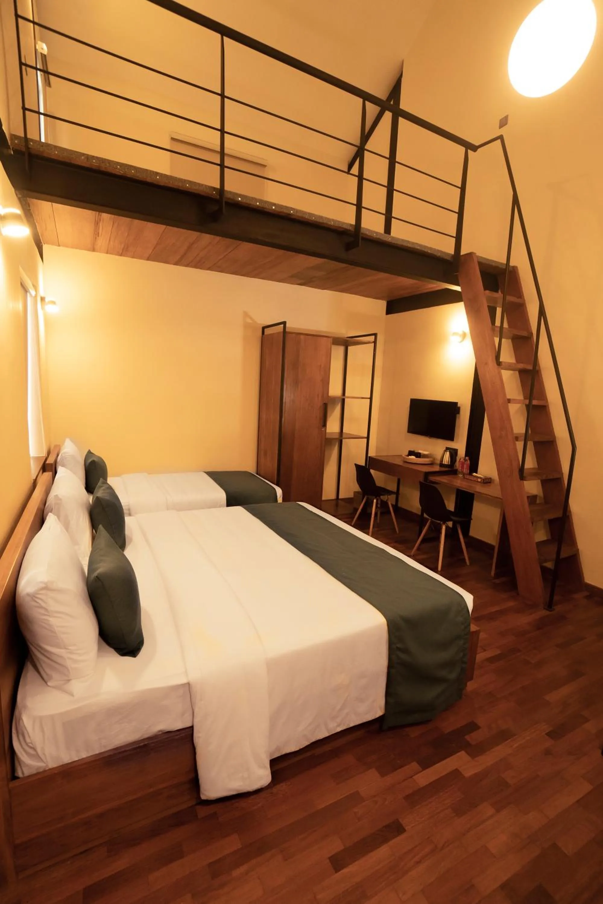 Bed in Hotel Bulwark