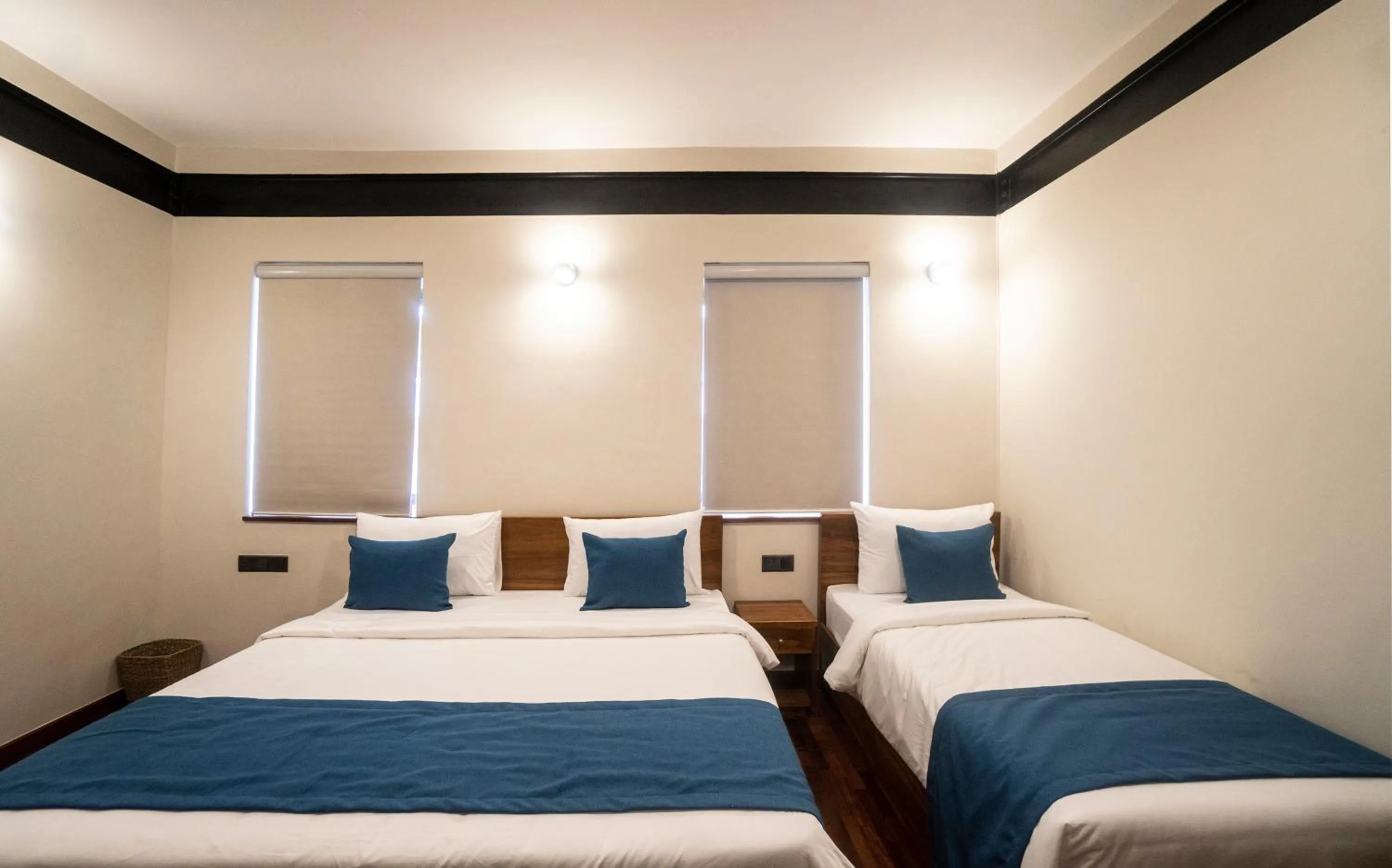 Bed in Hotel Bulwark