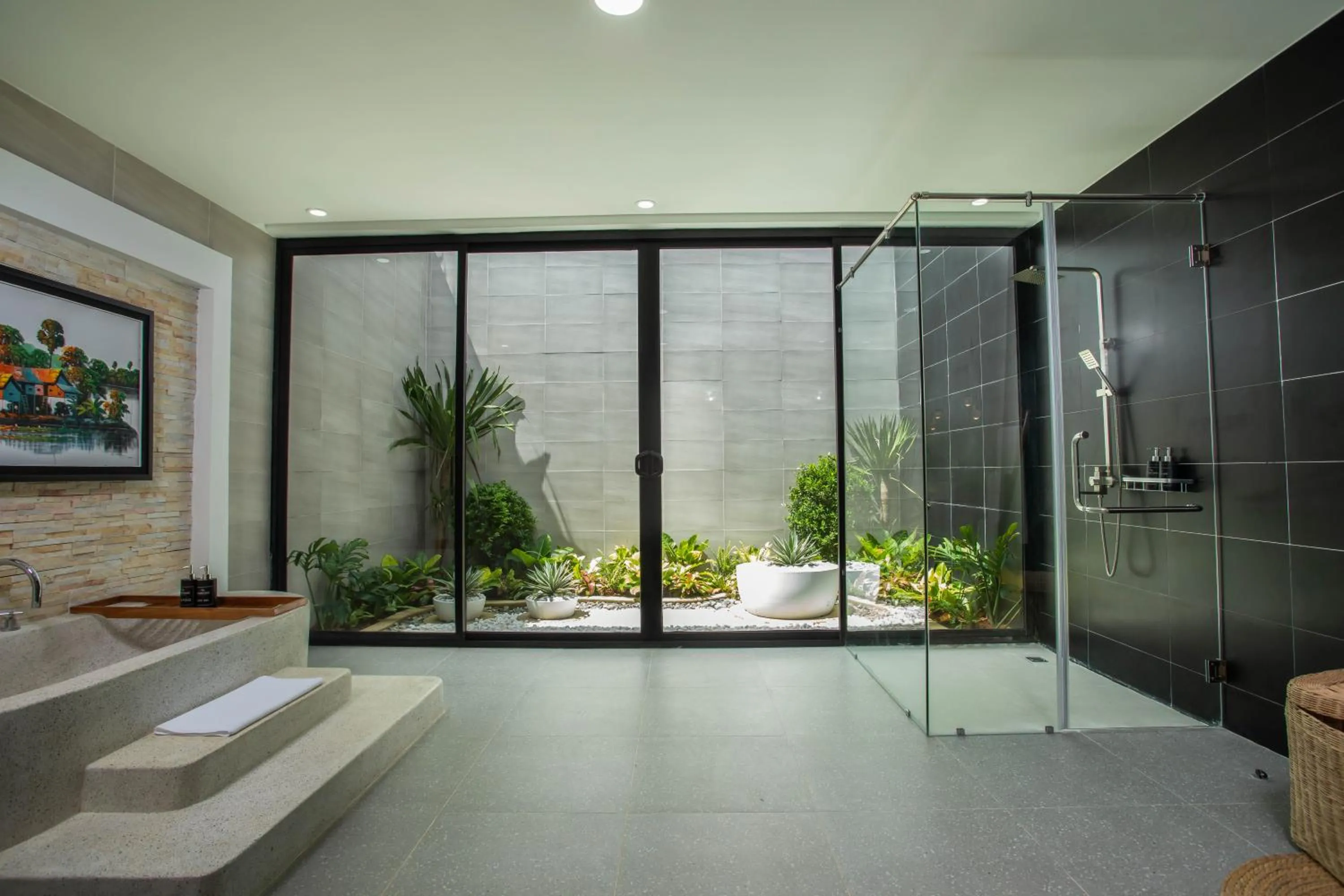 Bathroom in Wonderland Suites and Resort