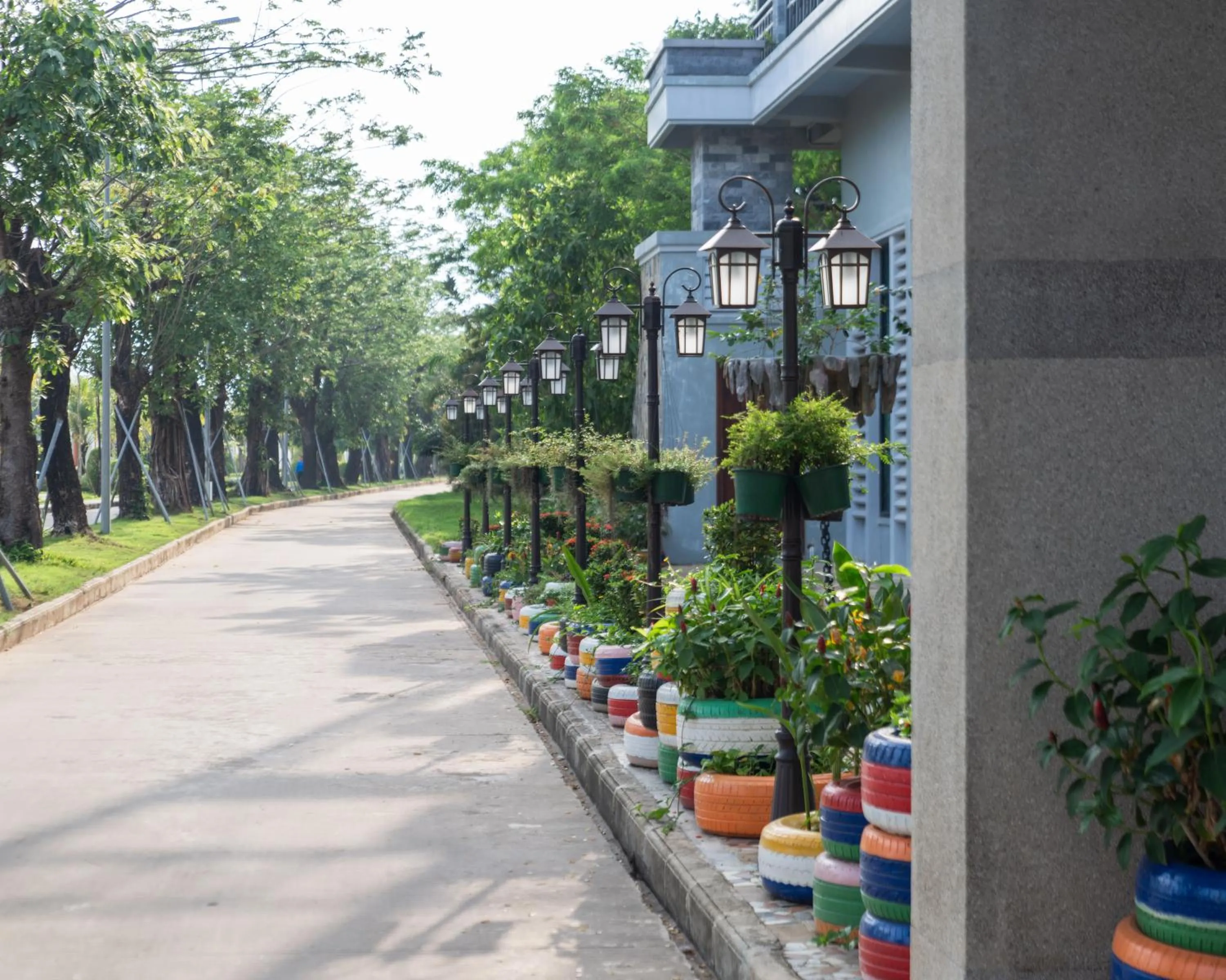 Garden view in Wonderland Suites and Resort