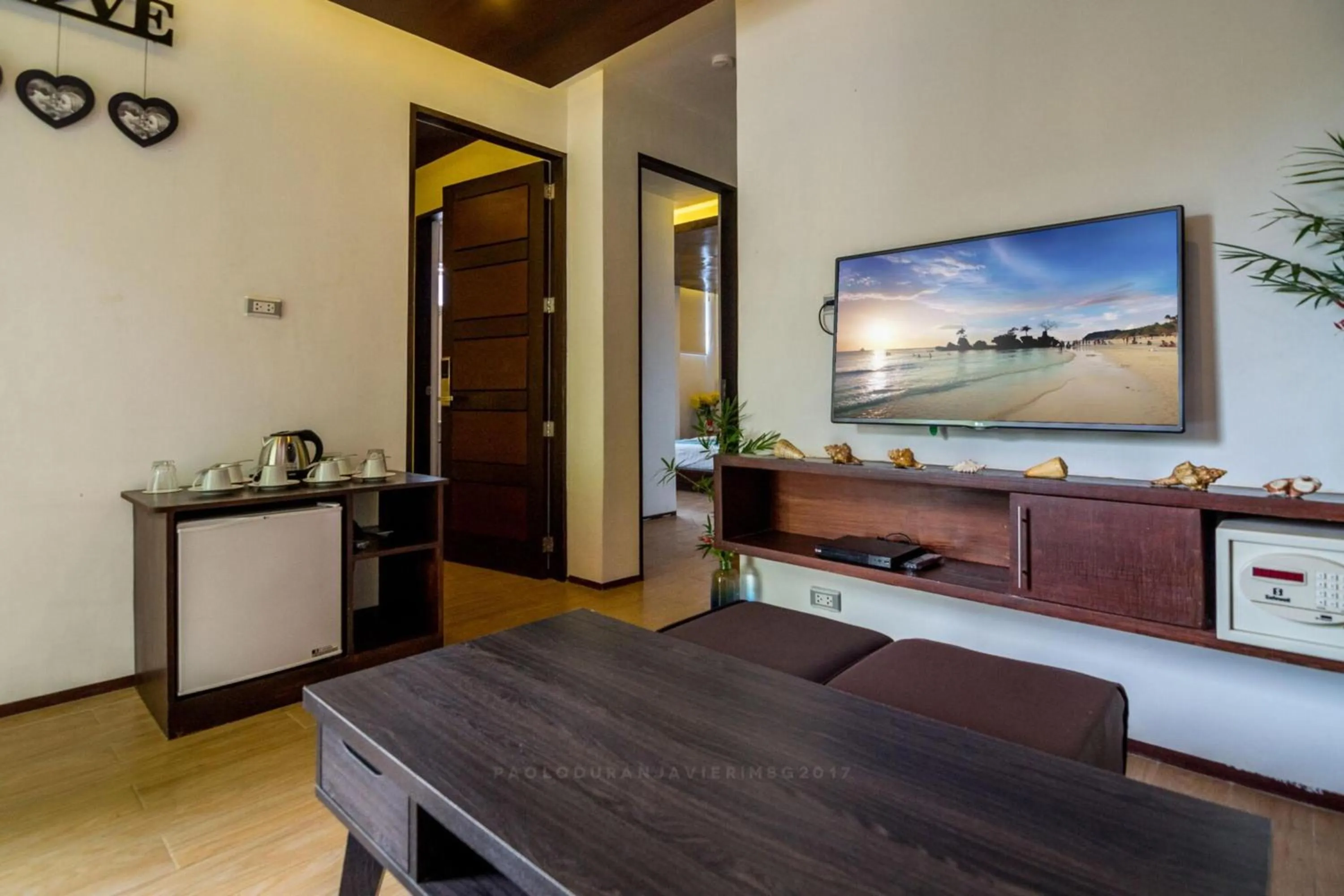 Living room in The Orient Beach Boracay