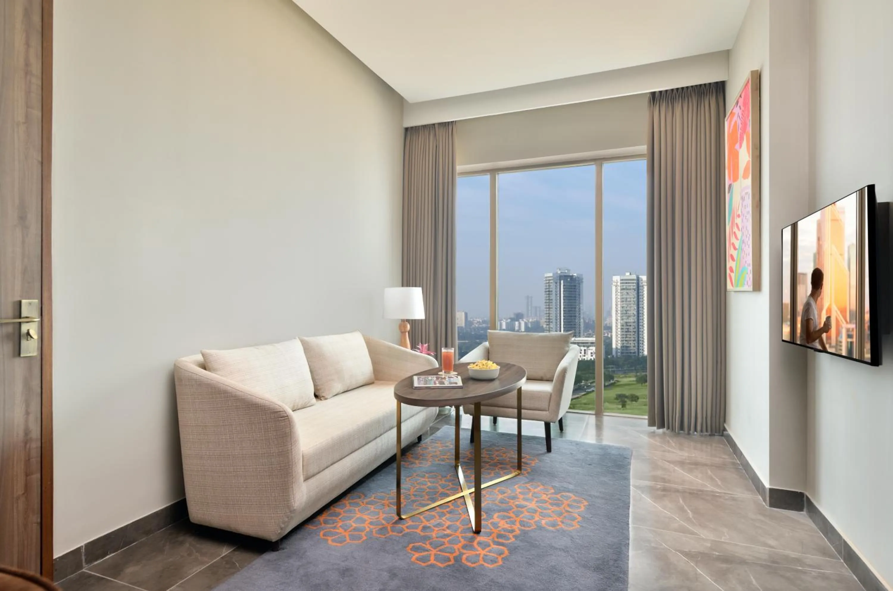 Living room in Citadines Paras Square Gurugram