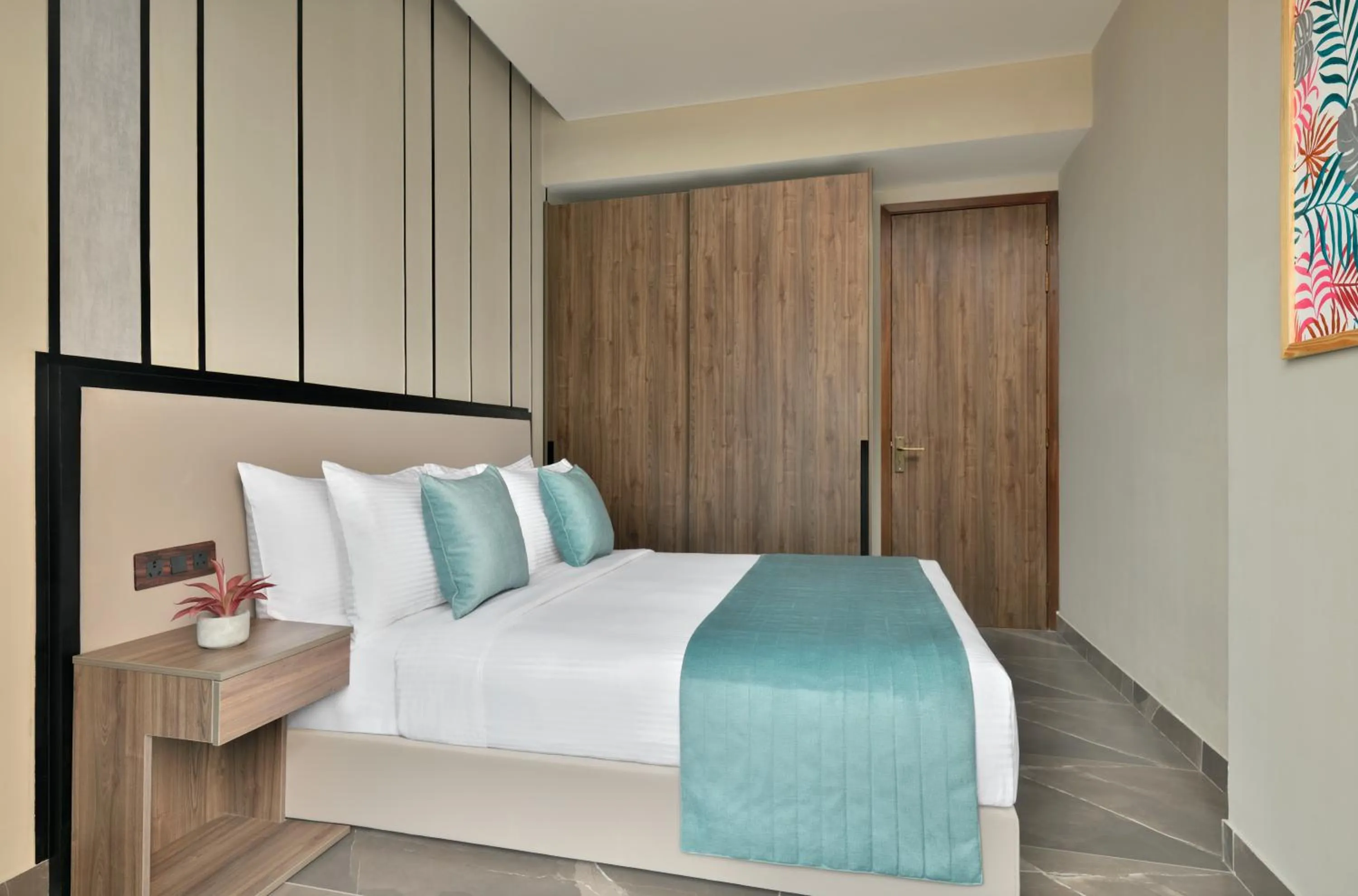Bedroom, Bed in Citadines Paras Square Gurugram