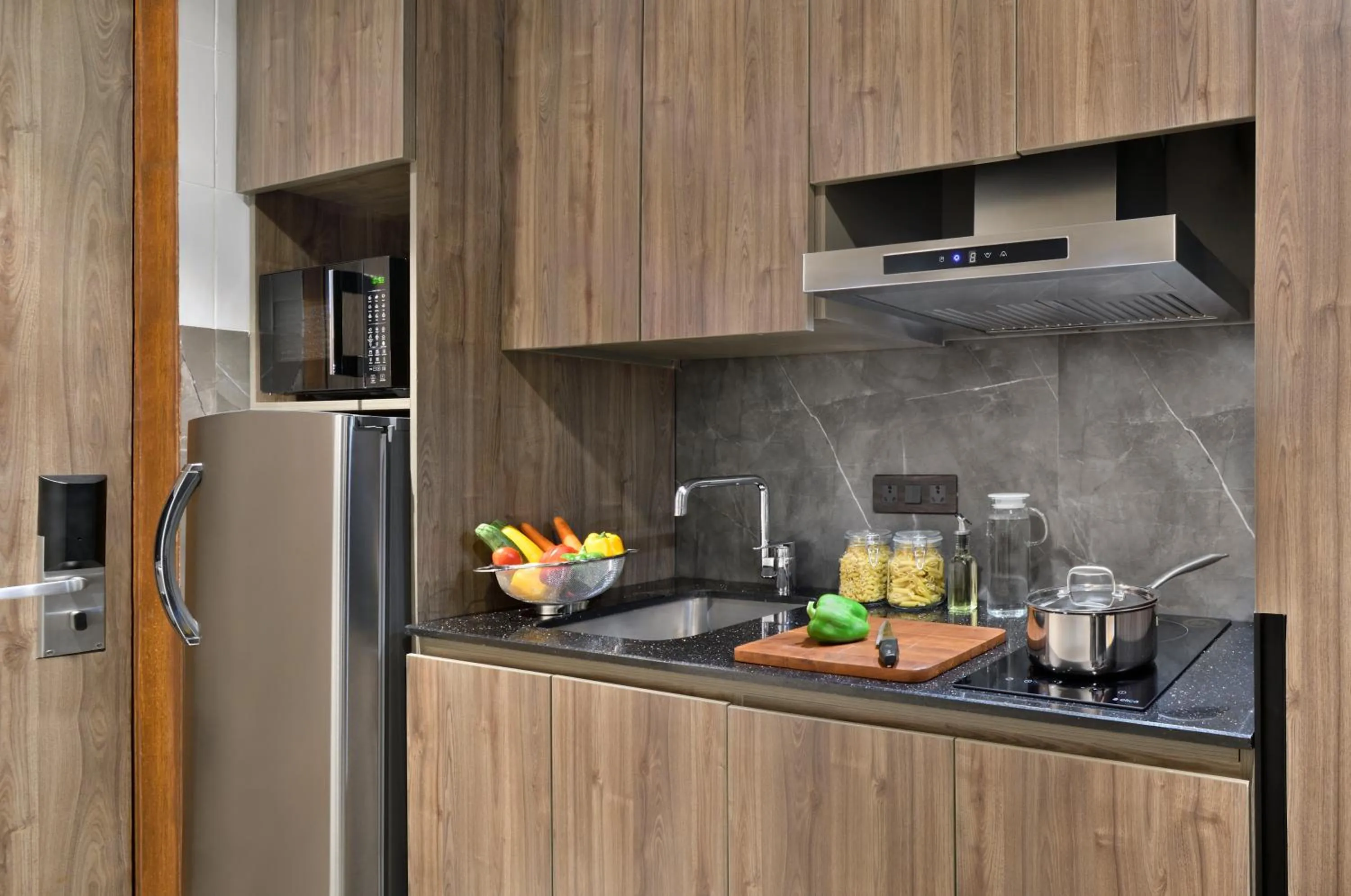 Kitchen or kitchenette in Citadines Paras Square Gurugram