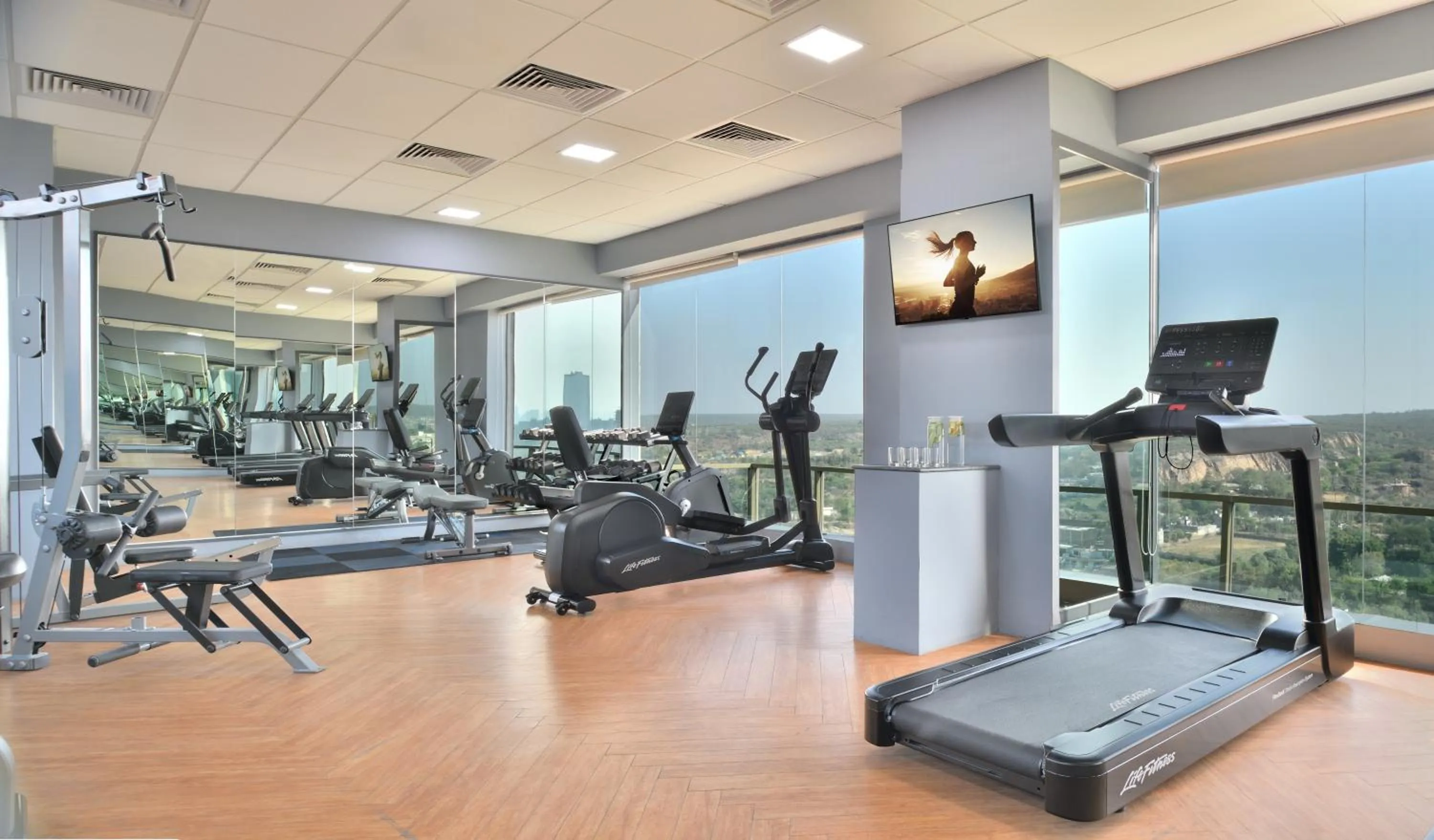 Fitness centre/facilities in Citadines Paras Square Gurugram
