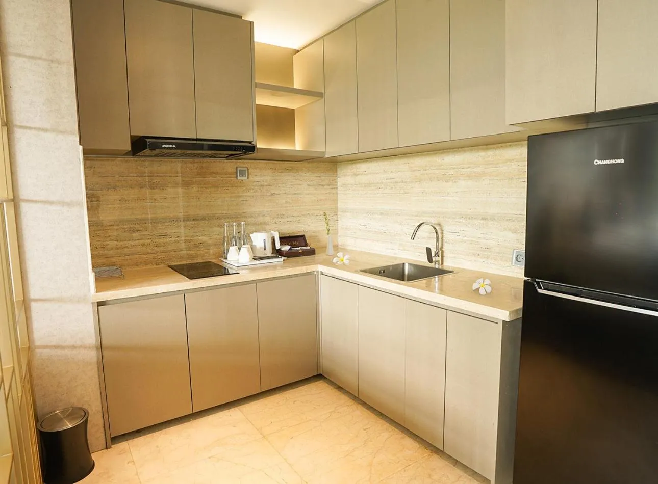 kitchen in Platinum Hotel Jimbaran Beach Bali
