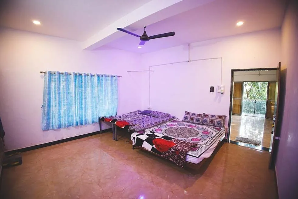 Bedroom, Bed in Gokul farm house