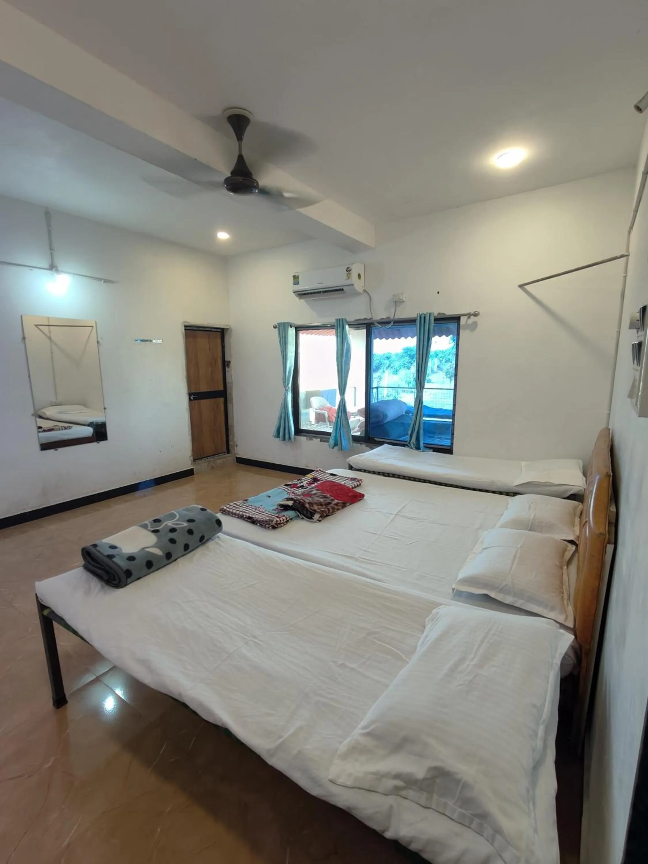 Bedroom, Bed in Gokul farm house