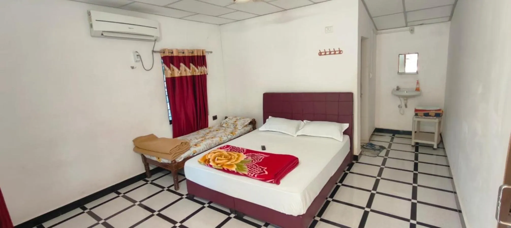 Bedroom, Bed in Gokul farm house