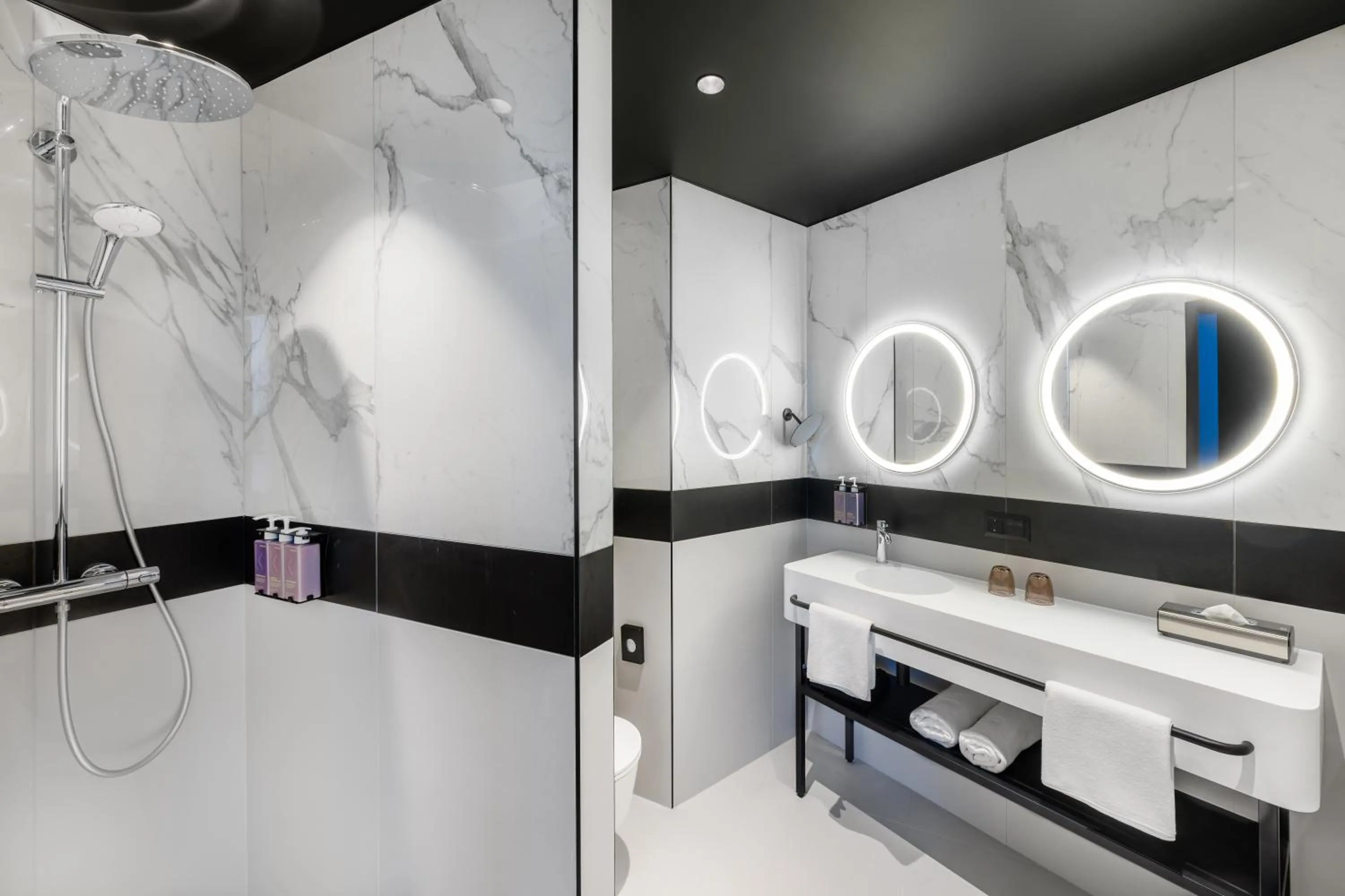 Bathroom in TRIBE Budapest Stadium