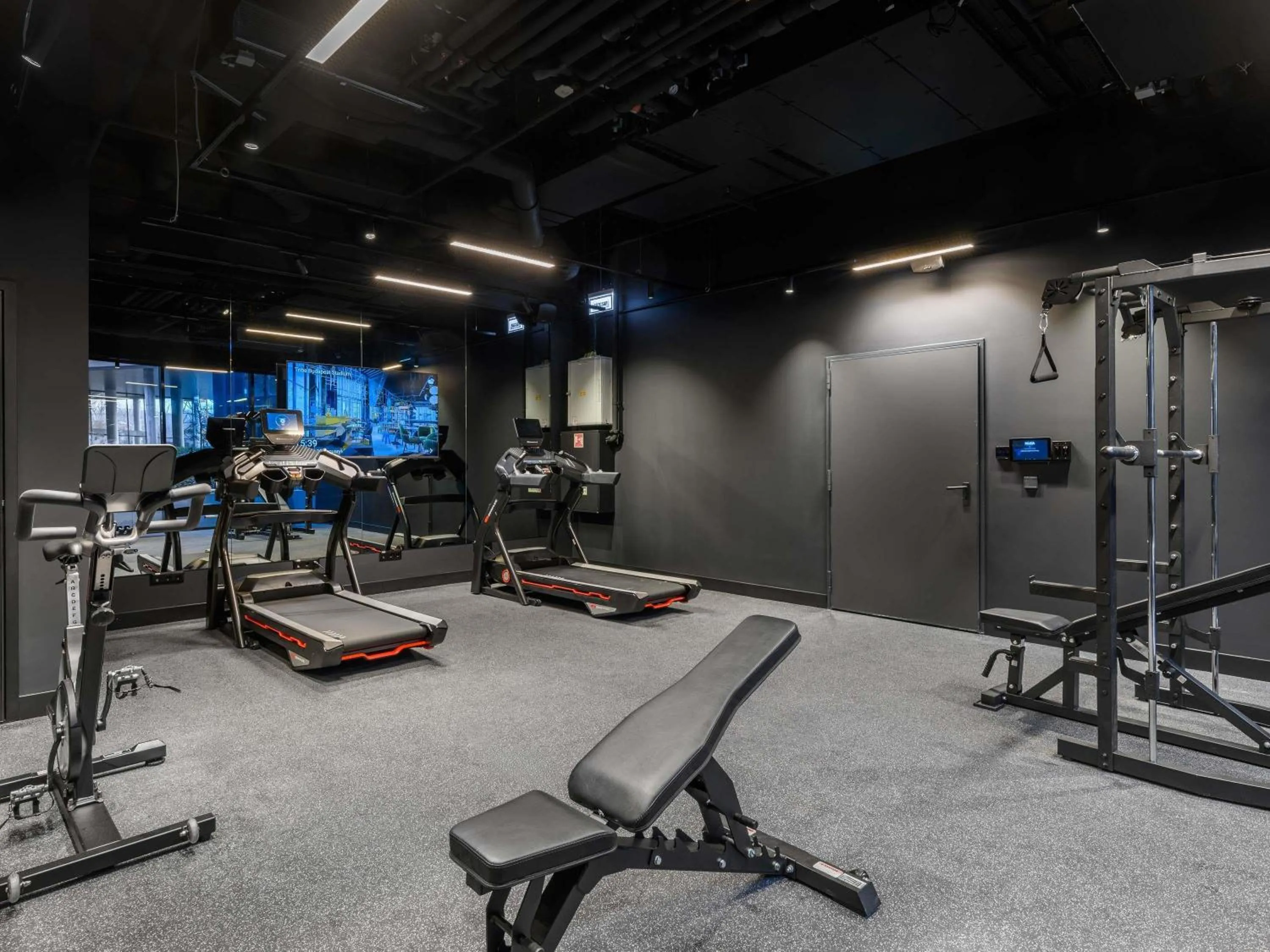 Fitness centre/facilities in TRIBE Budapest Stadium