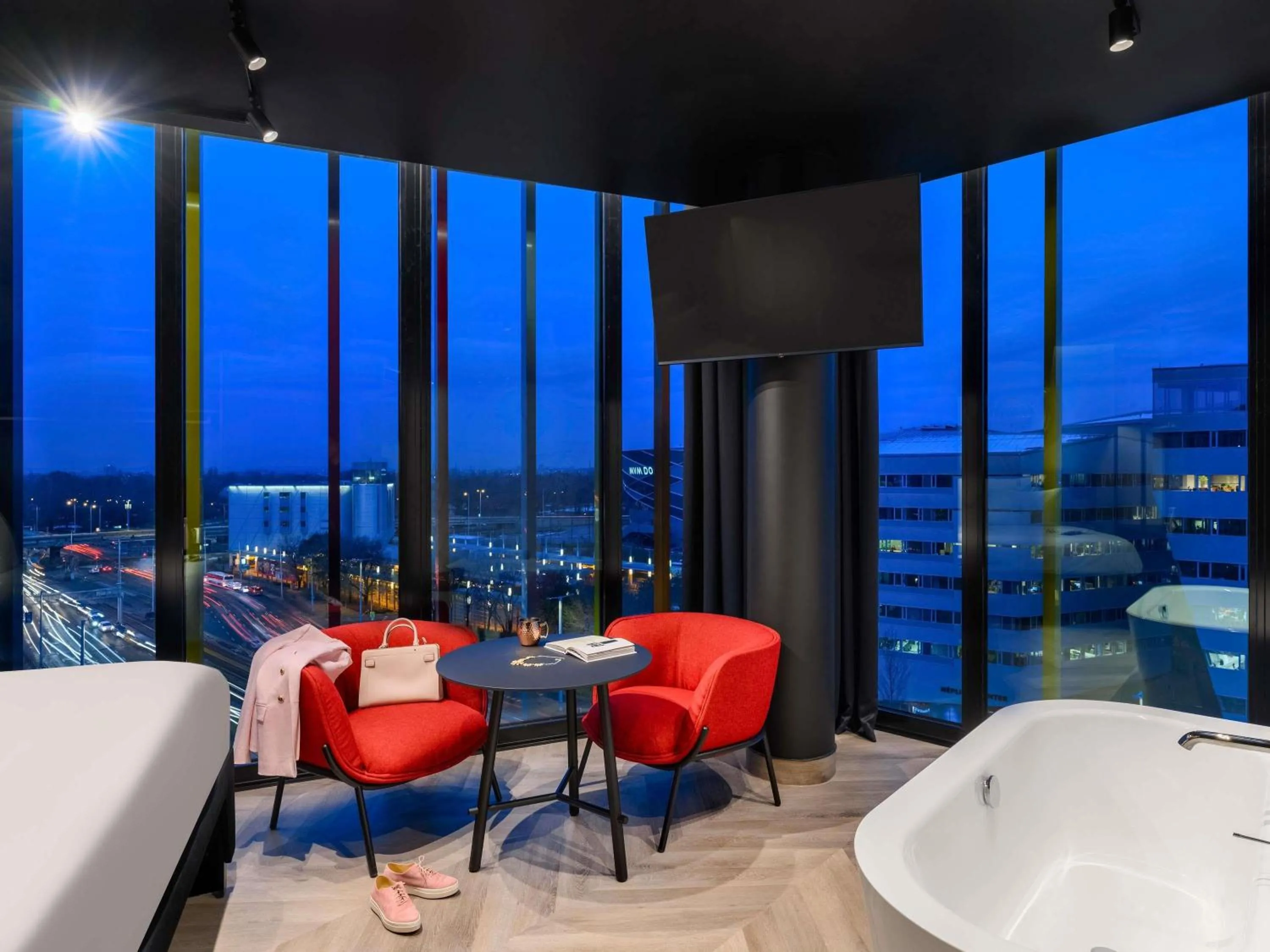 Bedroom in TRIBE Budapest Stadium