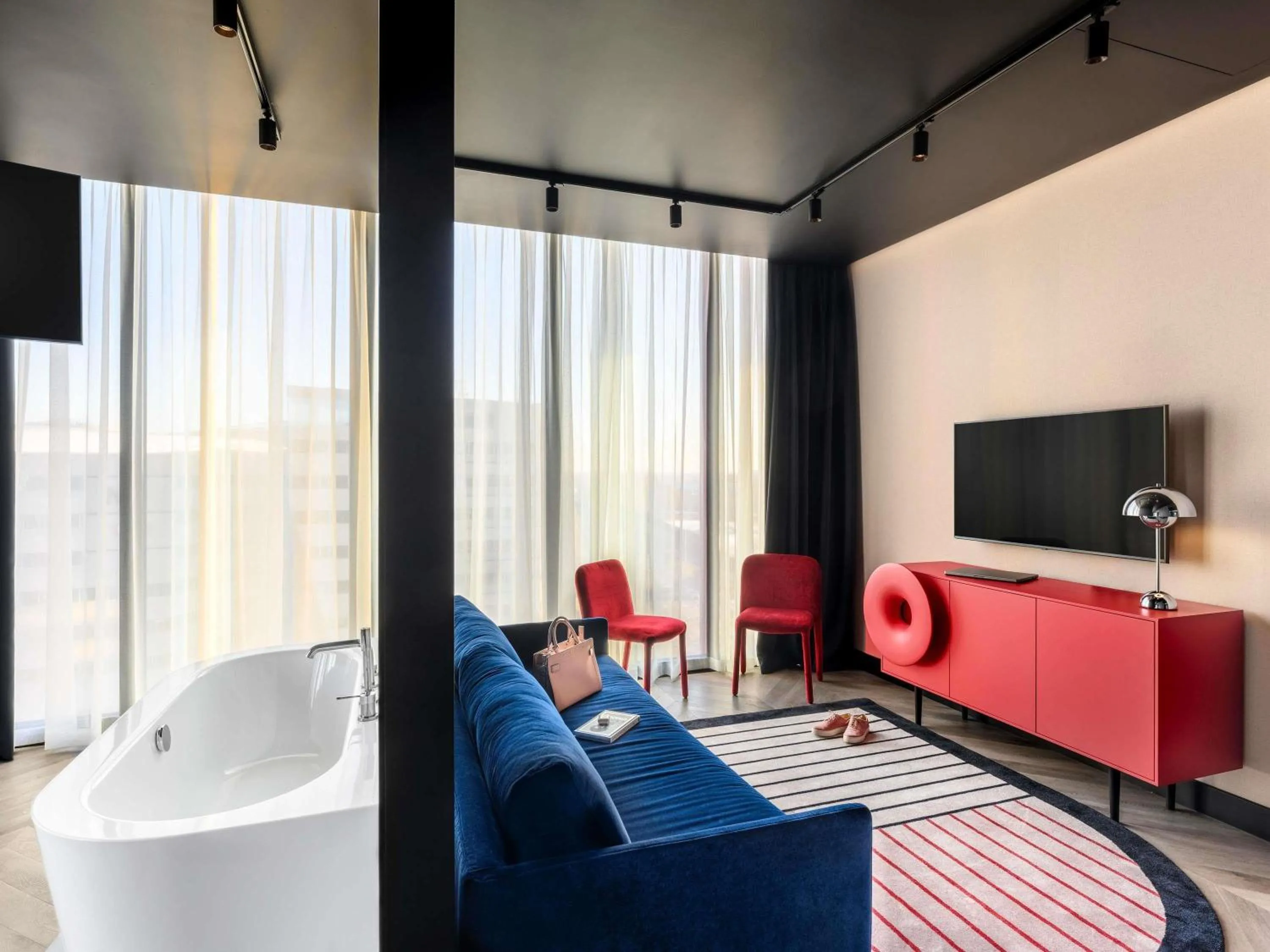 Bedroom in TRIBE Budapest Stadium