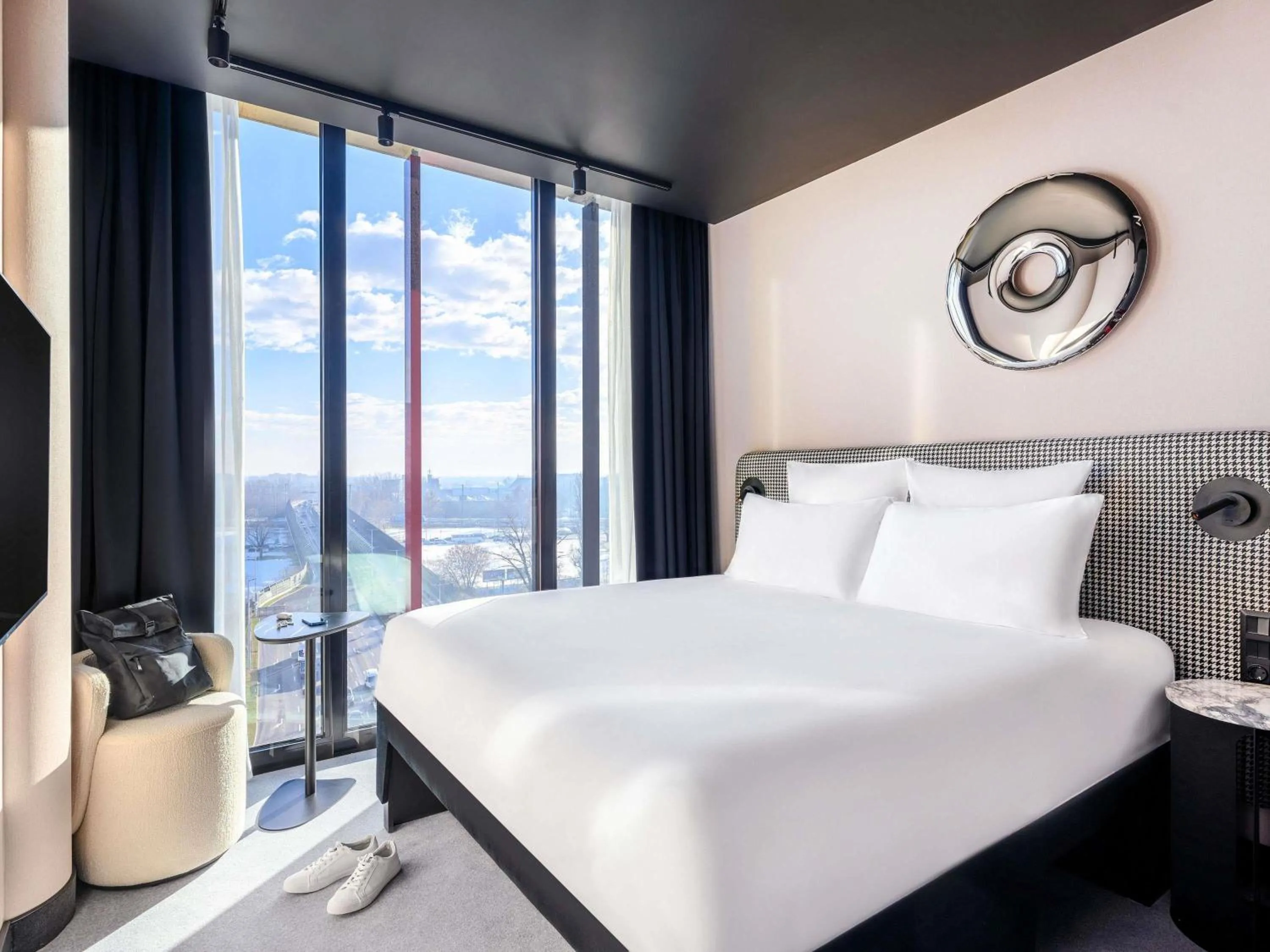 Bedroom, Bed in TRIBE Budapest Stadium