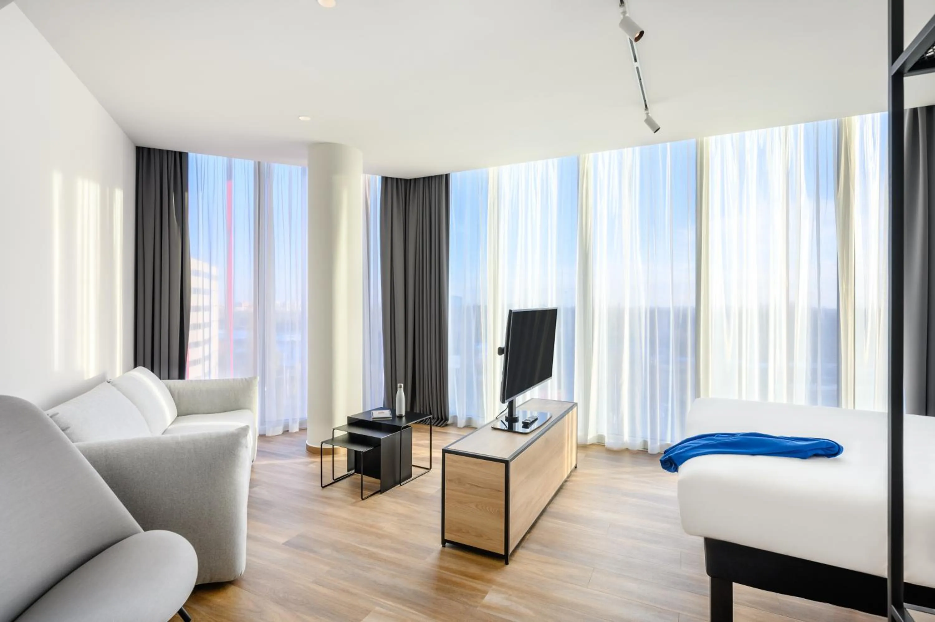 Bedroom in ibis Budapest Stadium