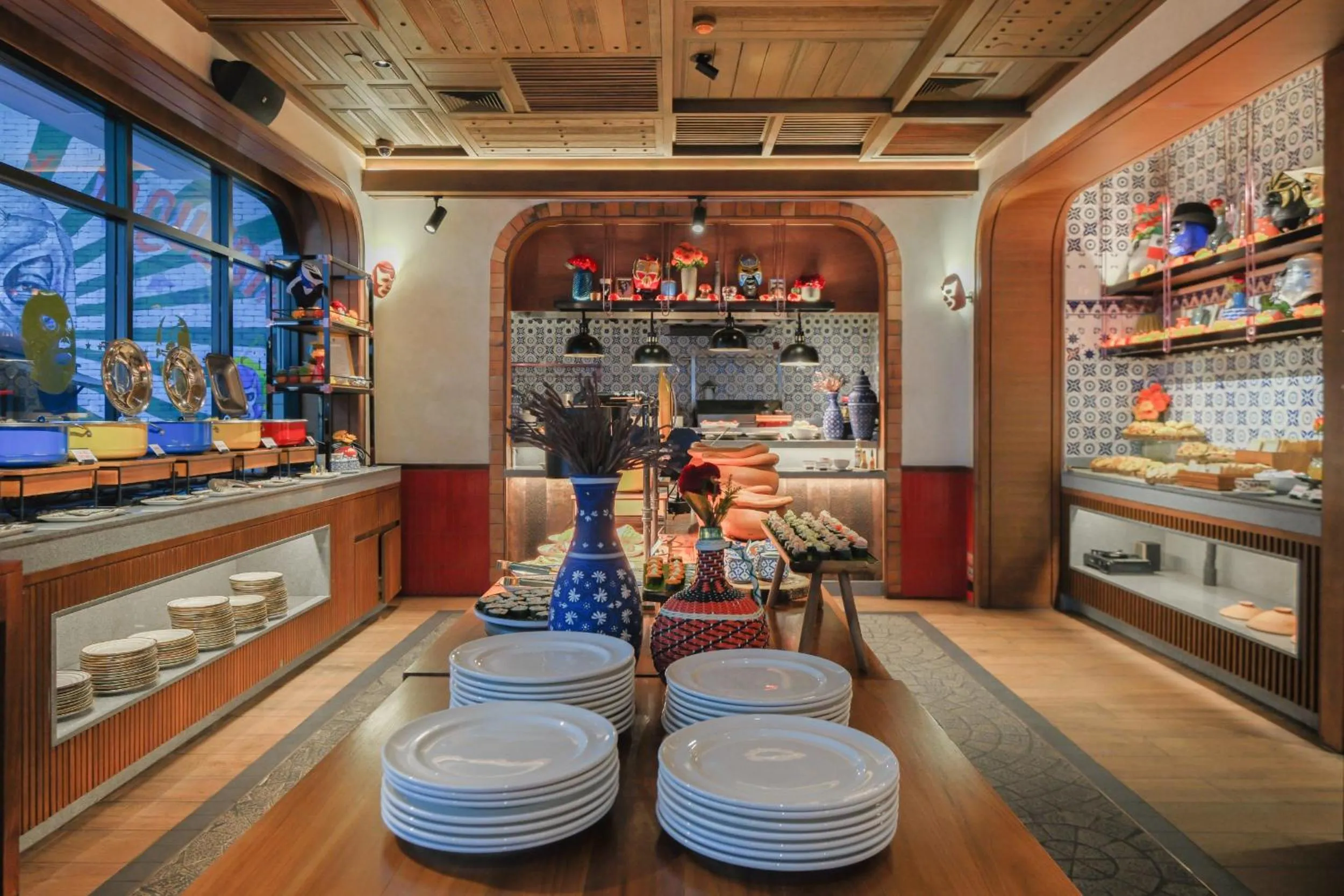 Buffet breakfast in Novotel Living Bangkok Sukhumvit Legacy