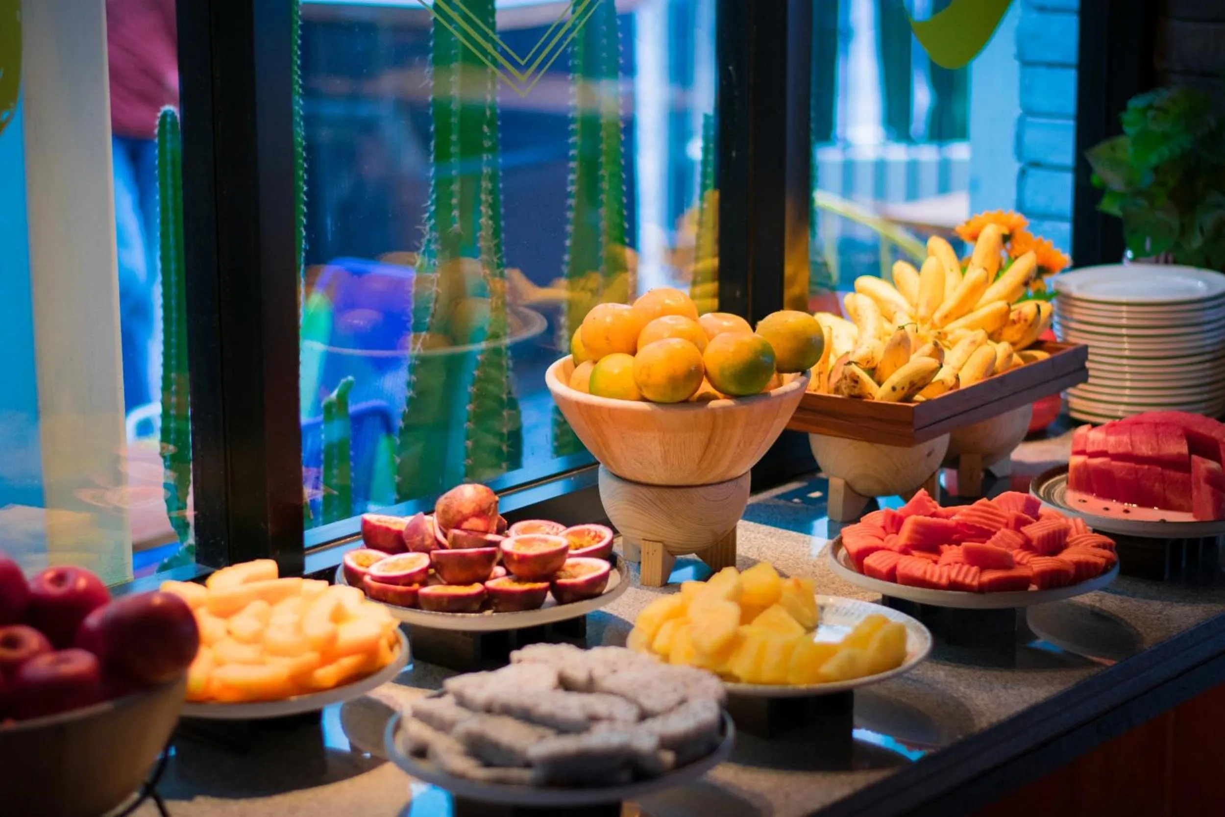 Buffet breakfast in Novotel Living Bangkok Sukhumvit Legacy