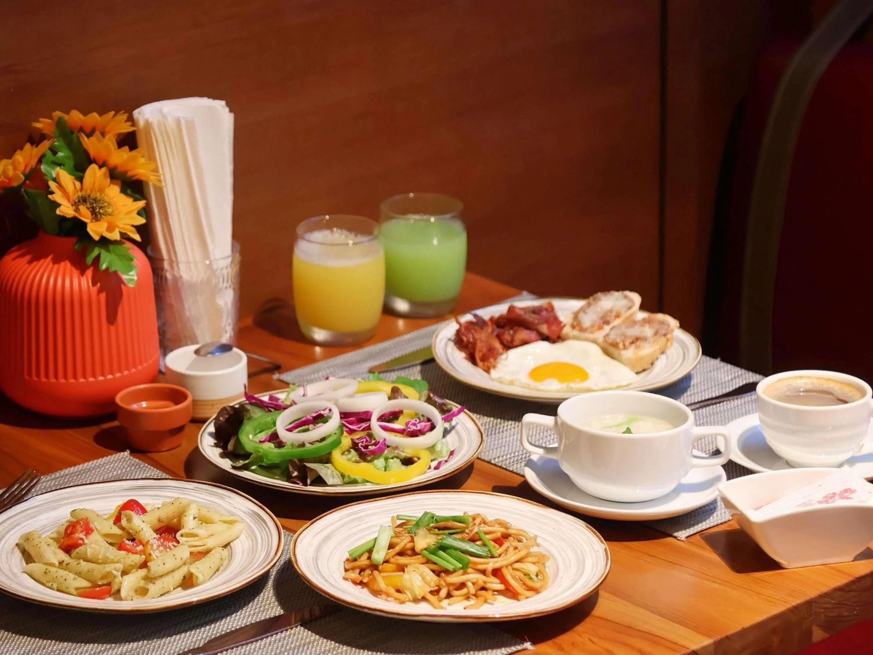 Breakfast in Novotel Living Bangkok Sukhumvit Legacy