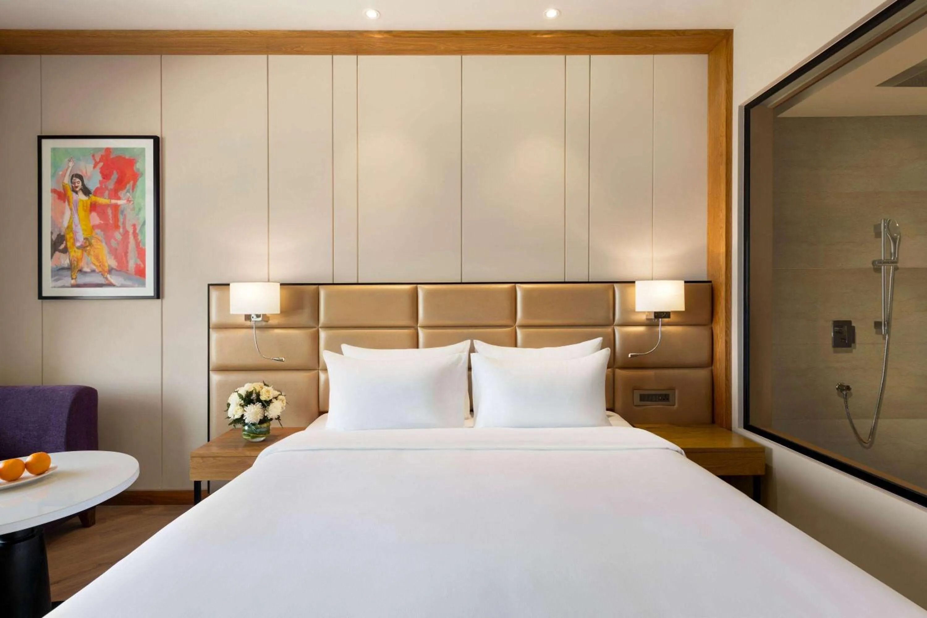 Photo of the whole room, Bed in Ramada Encore by Wyndham Amritsar Airport