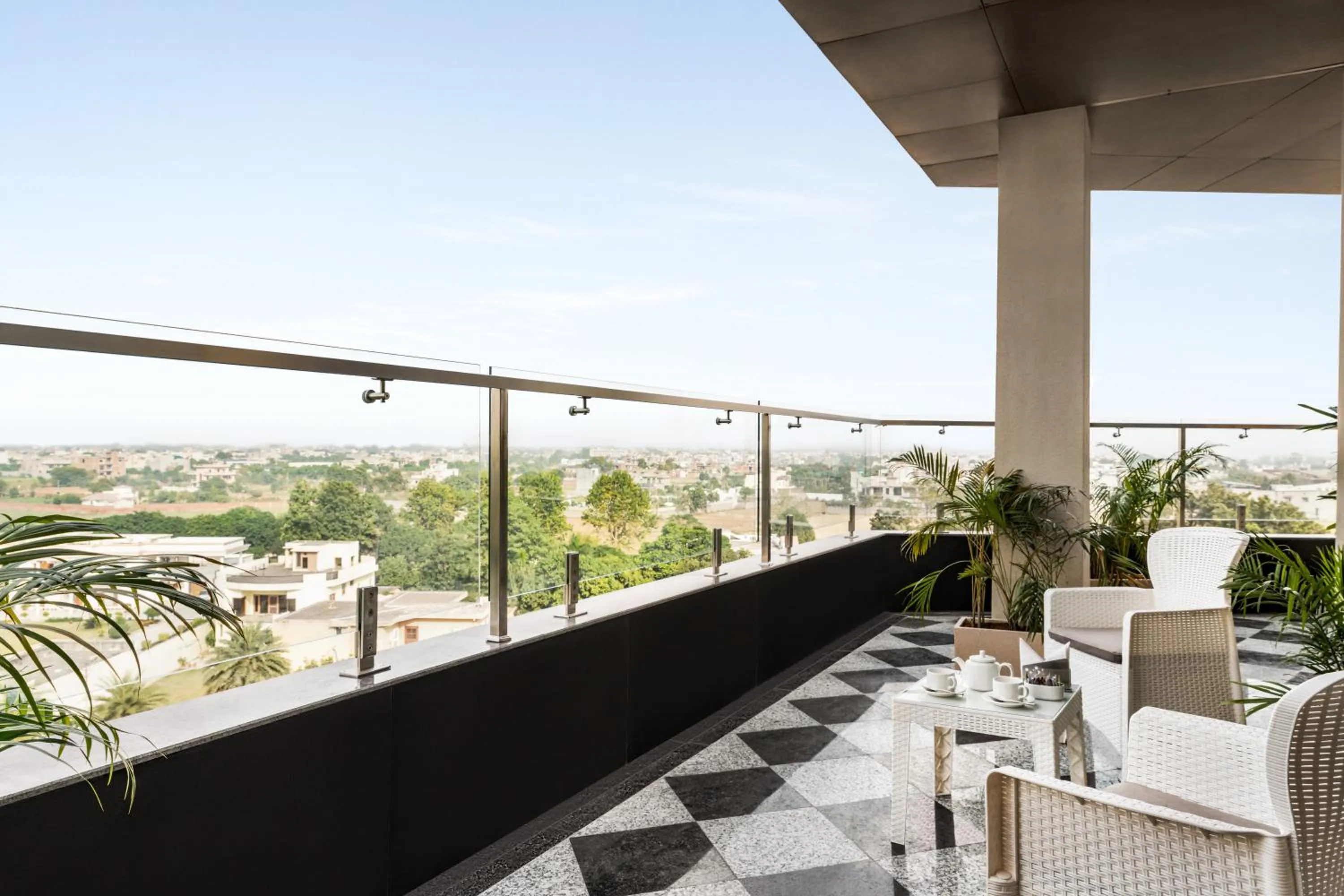 Balcony/Terrace in Ramada Encore by Wyndham Amritsar Airport