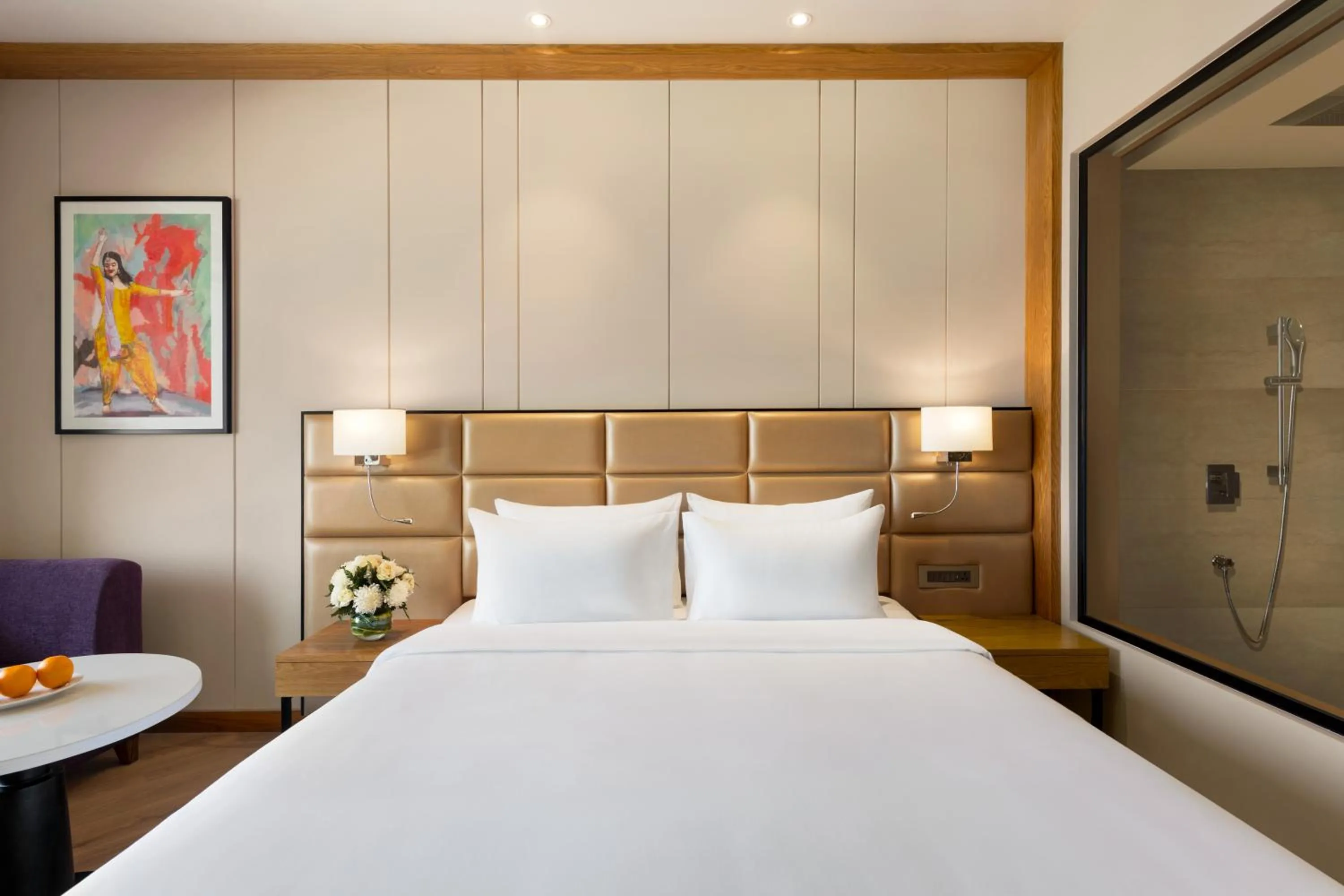 Bed in Ramada Encore by Wyndham Amritsar Airport