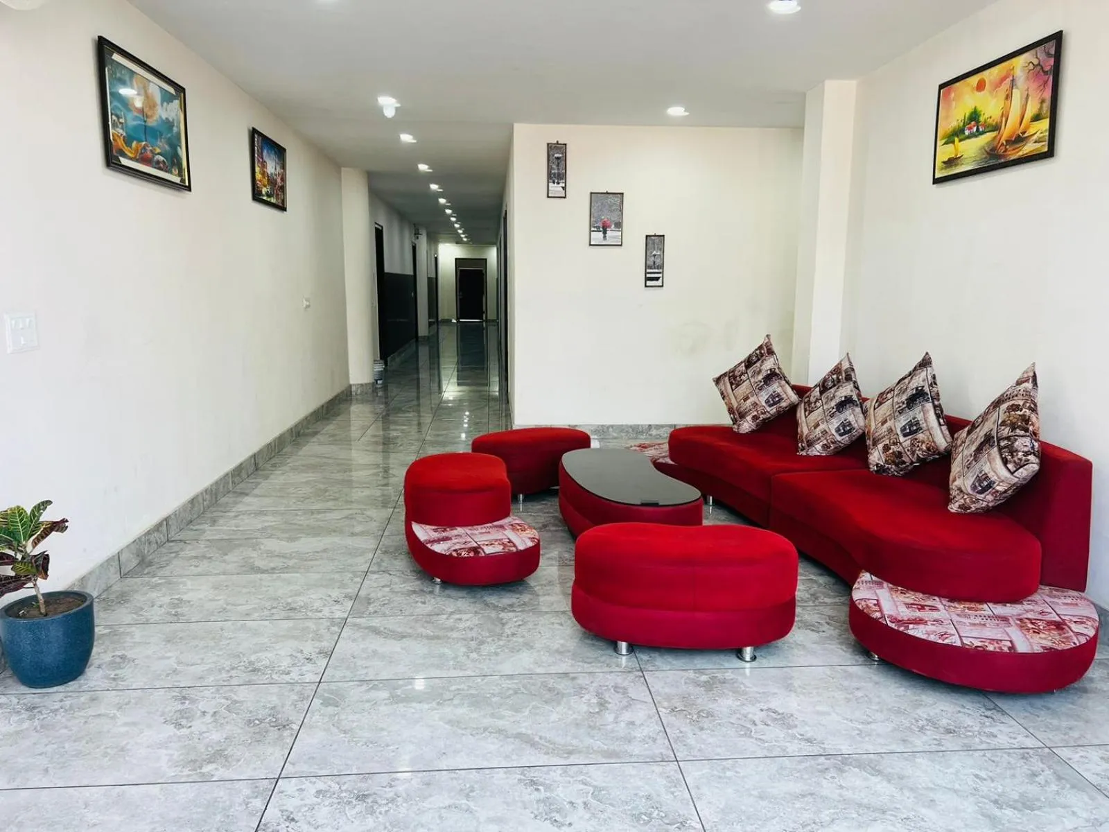 Living room in Raghav inn