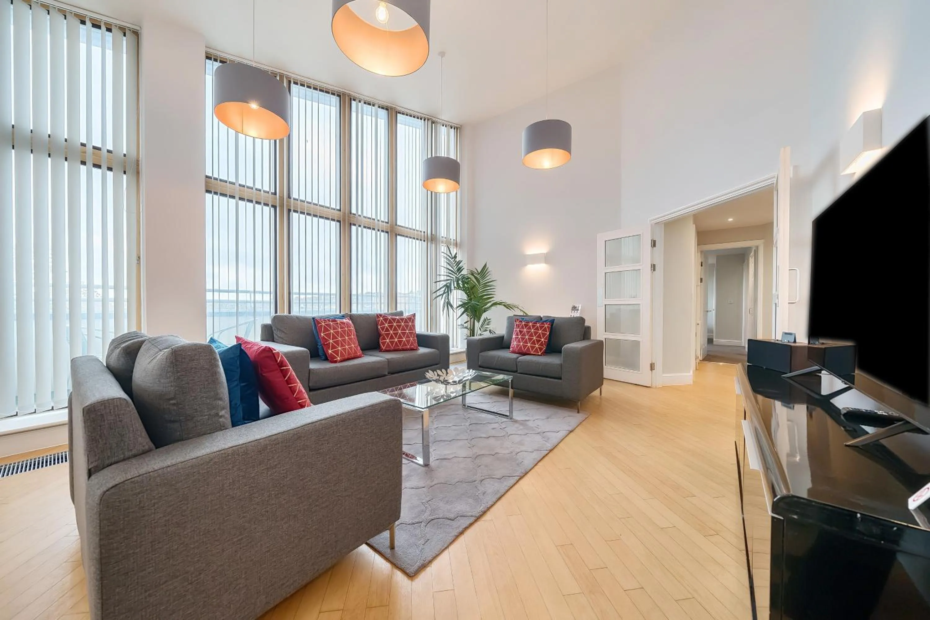 Living room in Roomspace Serviced Apartments - The Courtyard Penthouse