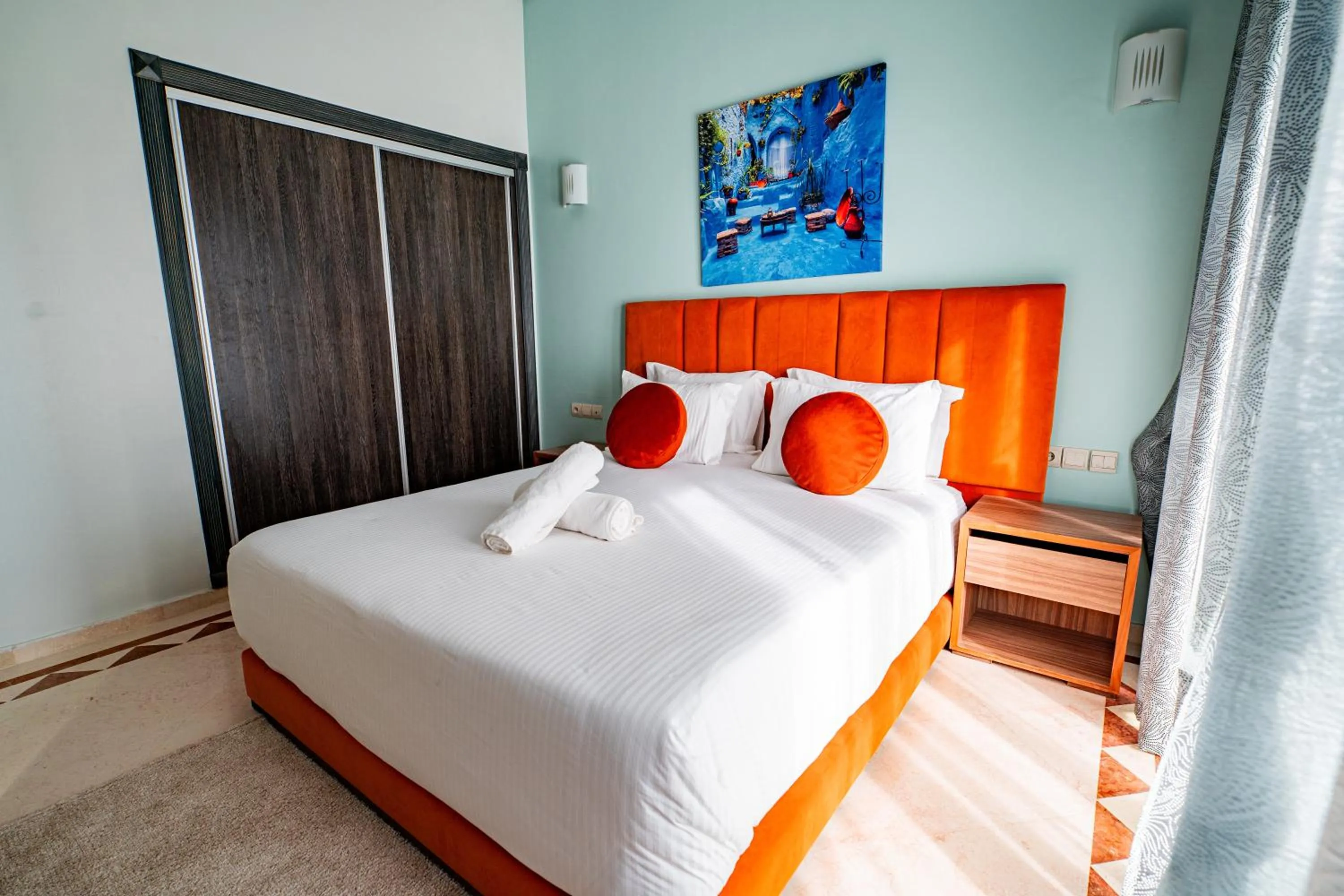 Bedroom, Bed in Konouz Palace