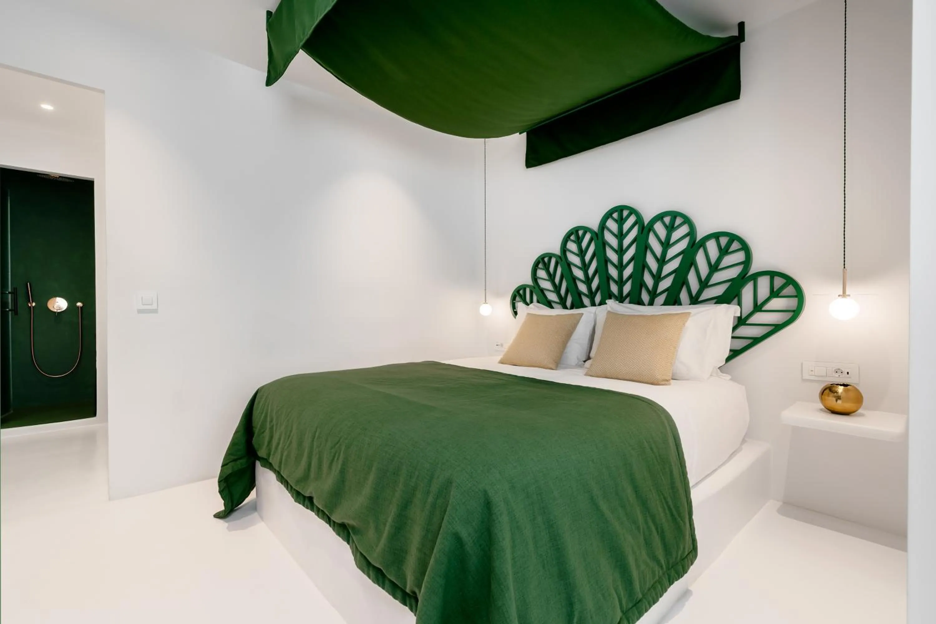 Bedroom, Bed in Croco Mykonos