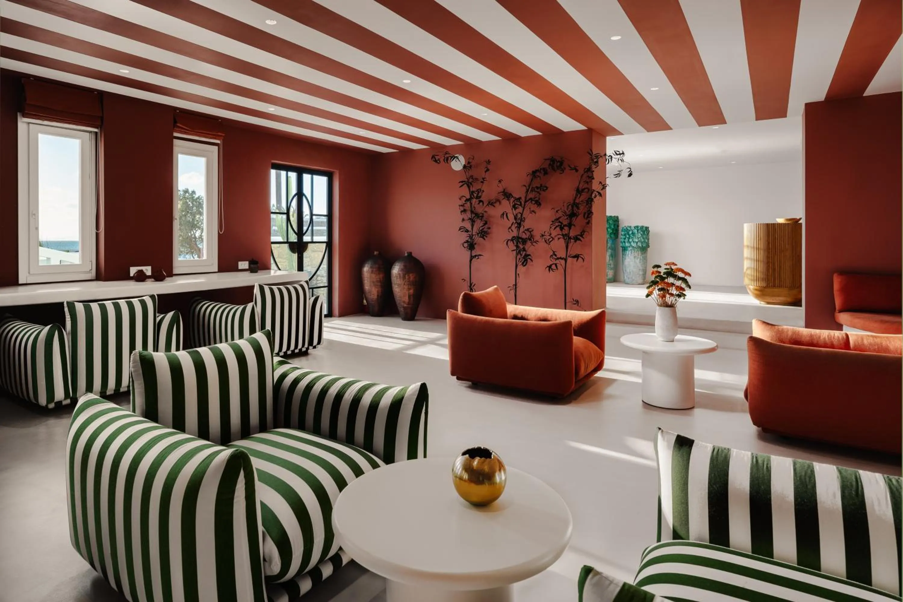 Lobby or reception in Croco Mykonos