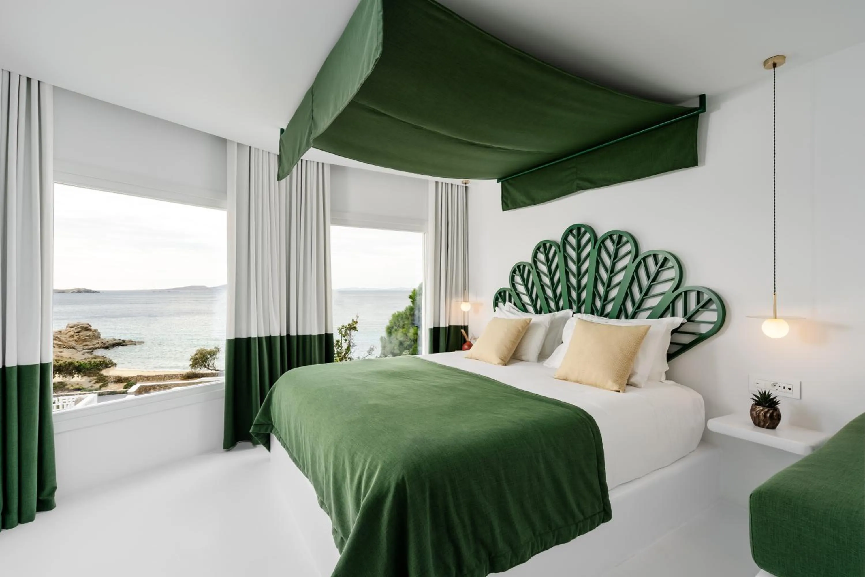 Bedroom, Bed in Croco Mykonos