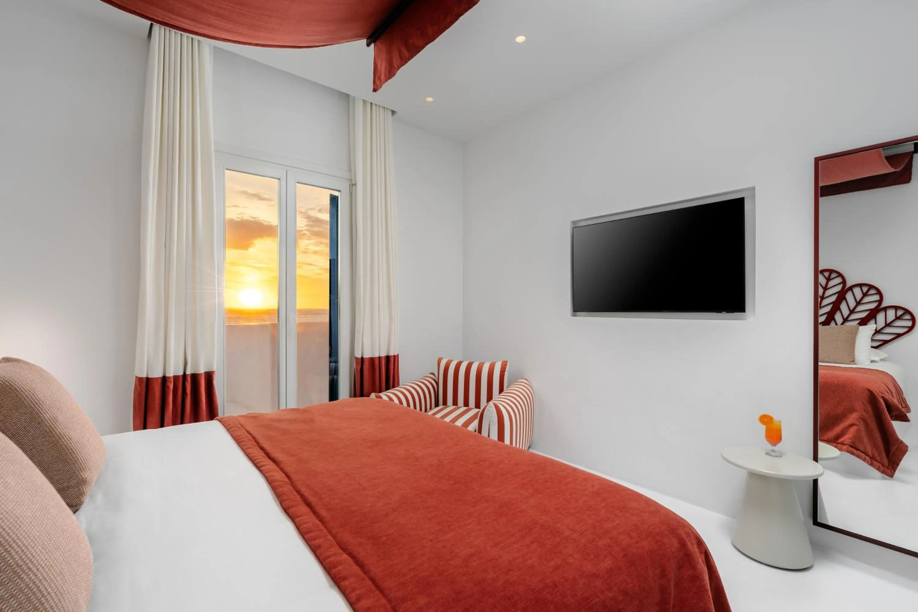 Bedroom, Bed in Croco Mykonos