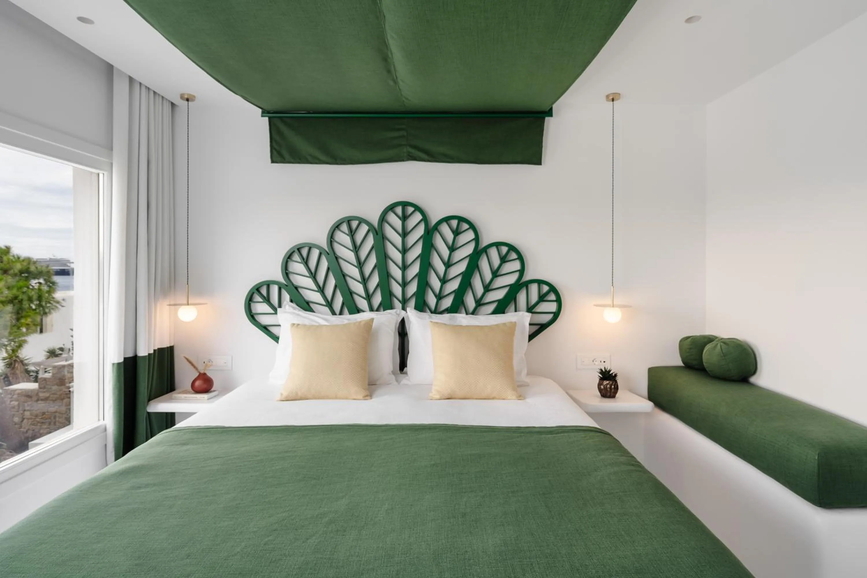 Bedroom, Bed in Croco Mykonos