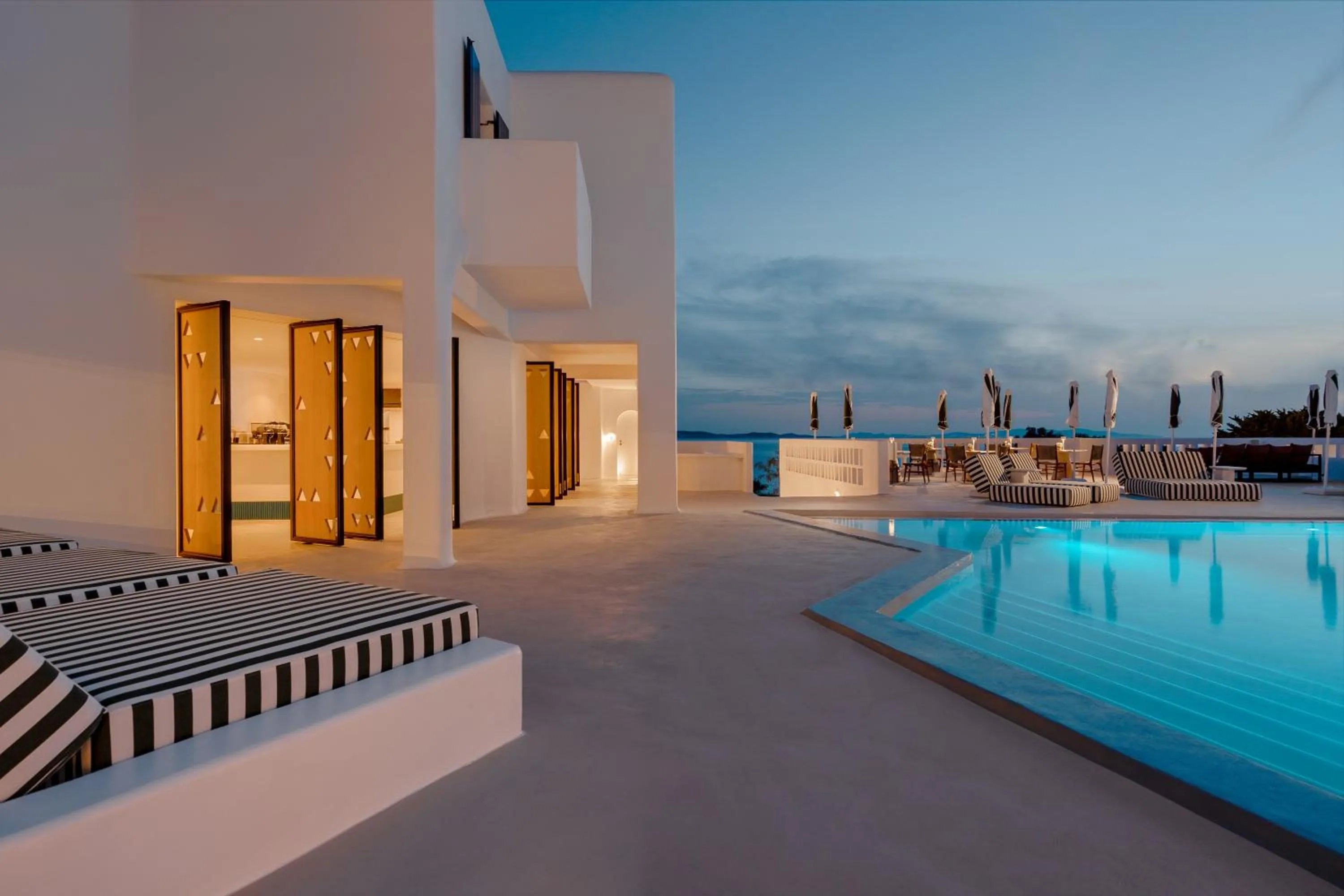 Swimming pool in Croco Mykonos