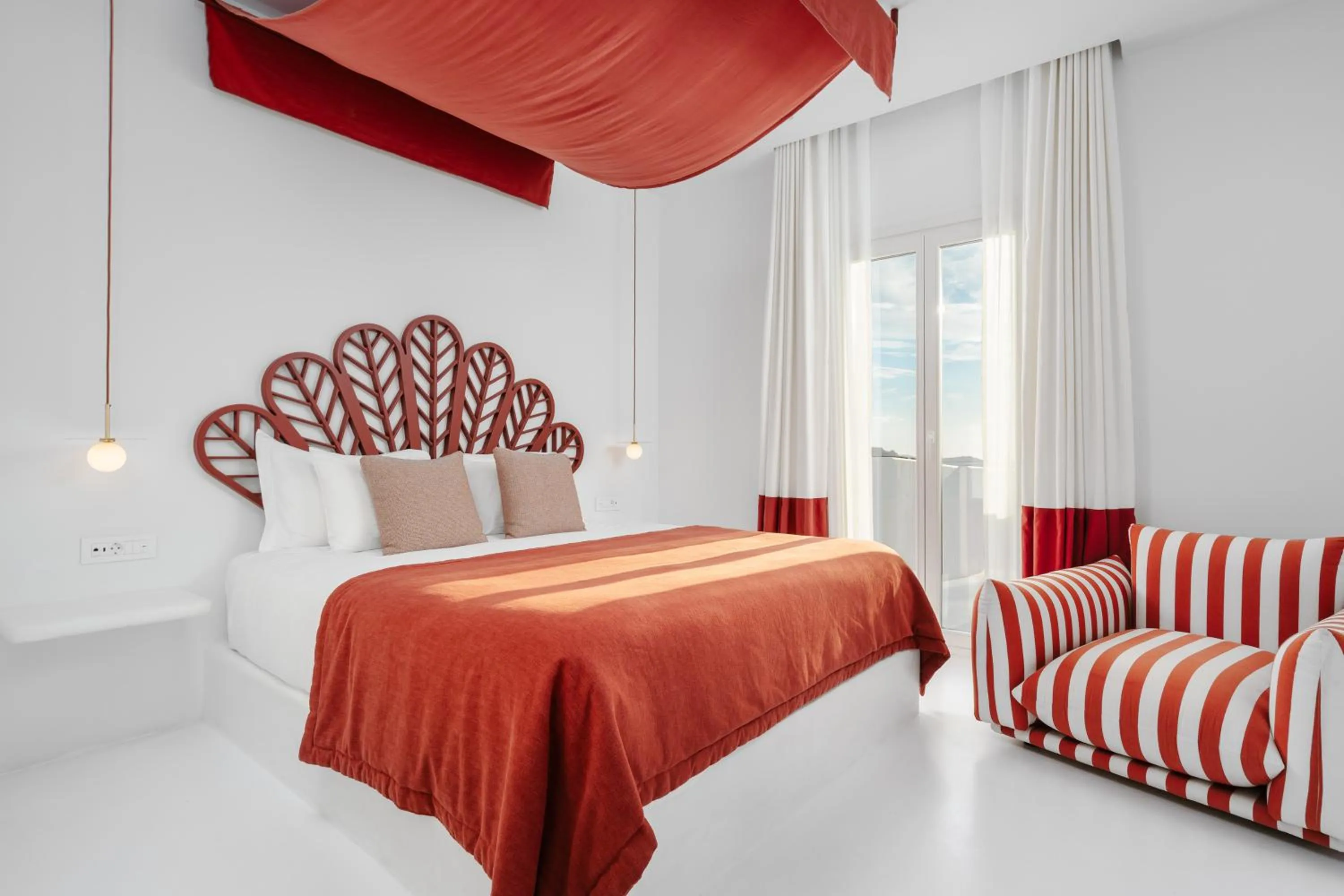 Bedroom, Bed in Croco Mykonos