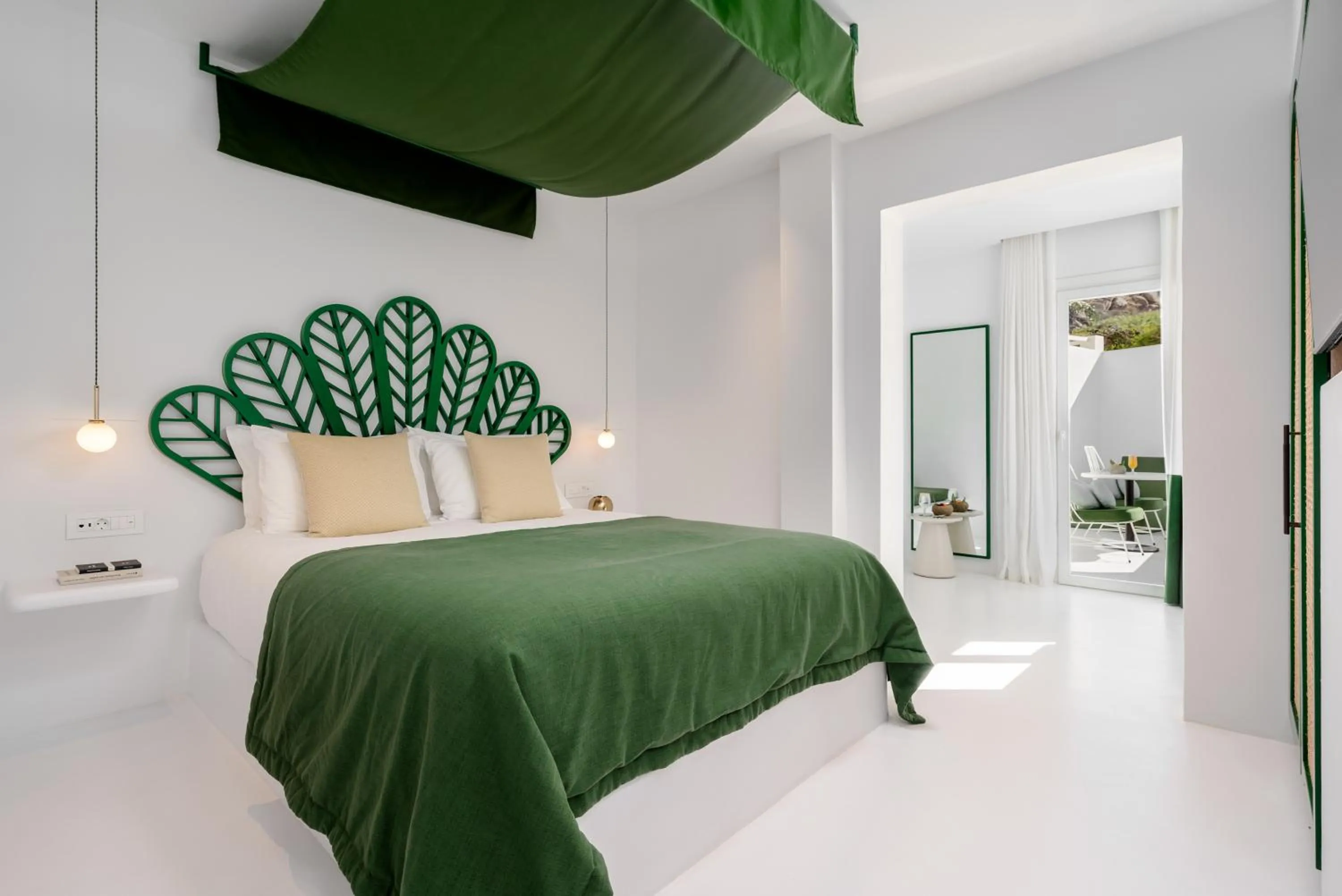 Bedroom, Bed in Croco Mykonos