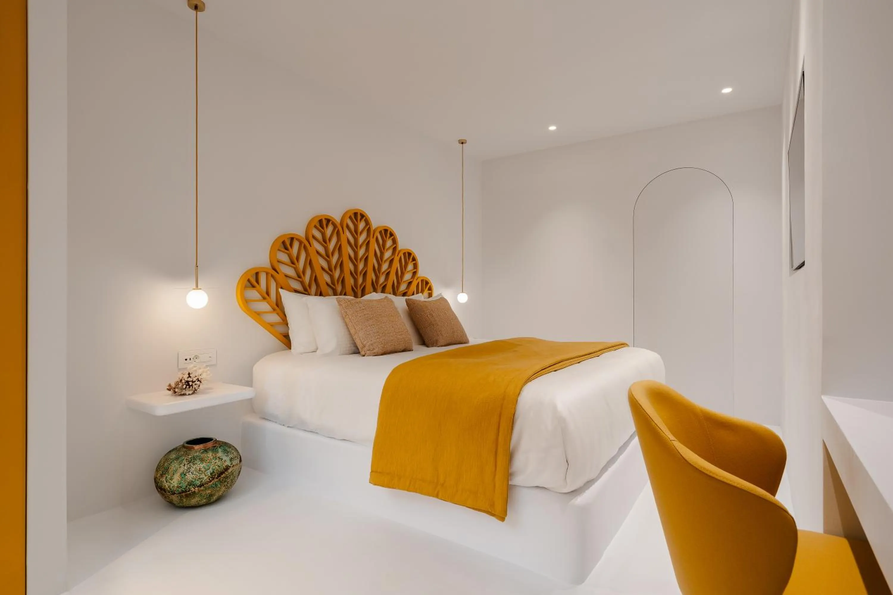 Bedroom, Bed in Croco Mykonos