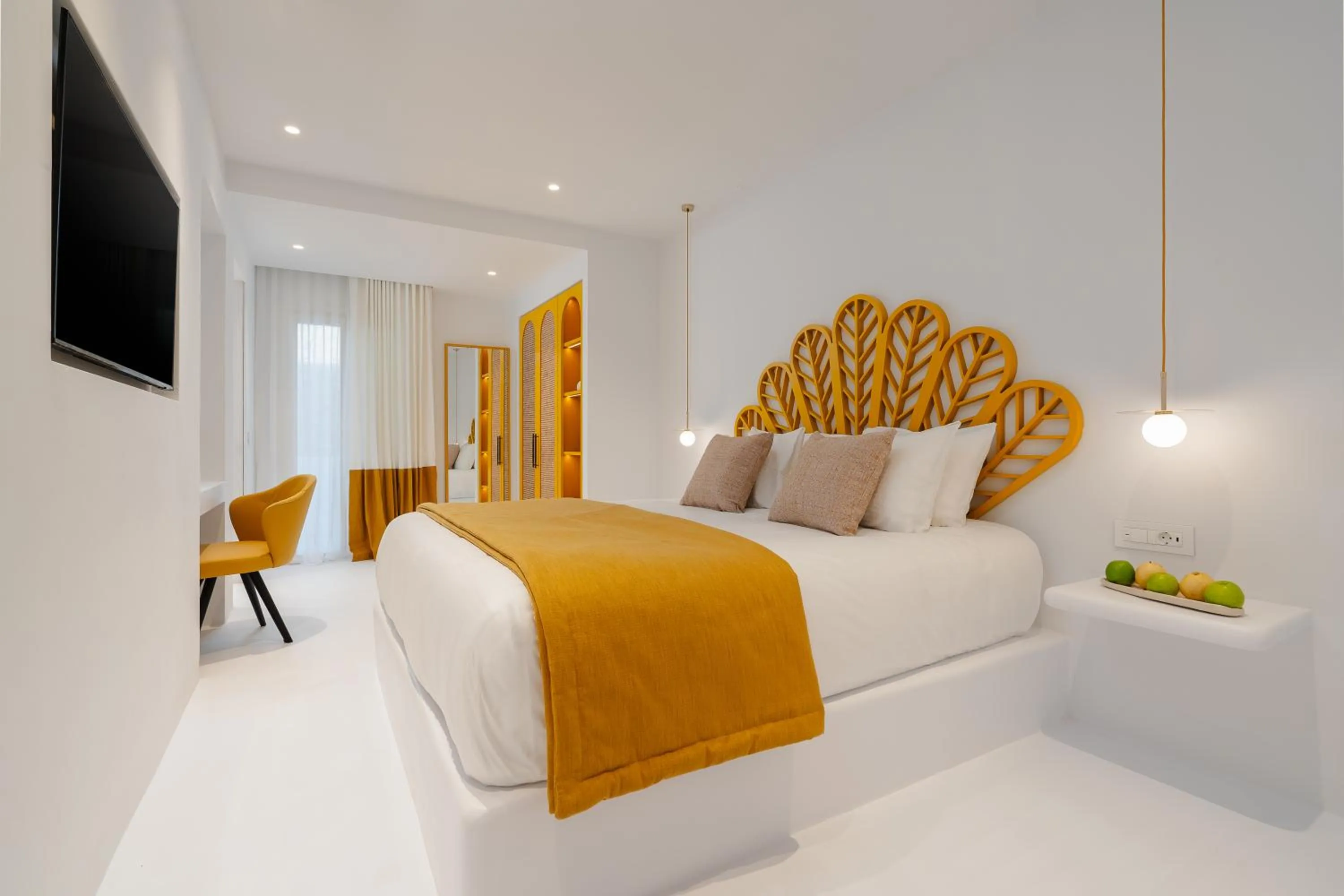 Bedroom, Bed in Croco Mykonos